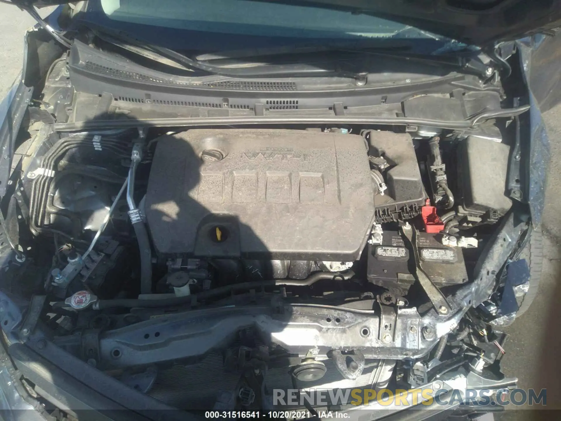 10 fotografías del automóvil dañado 5YFBURHE9KP943109 TOYOTA COROLLA 2019