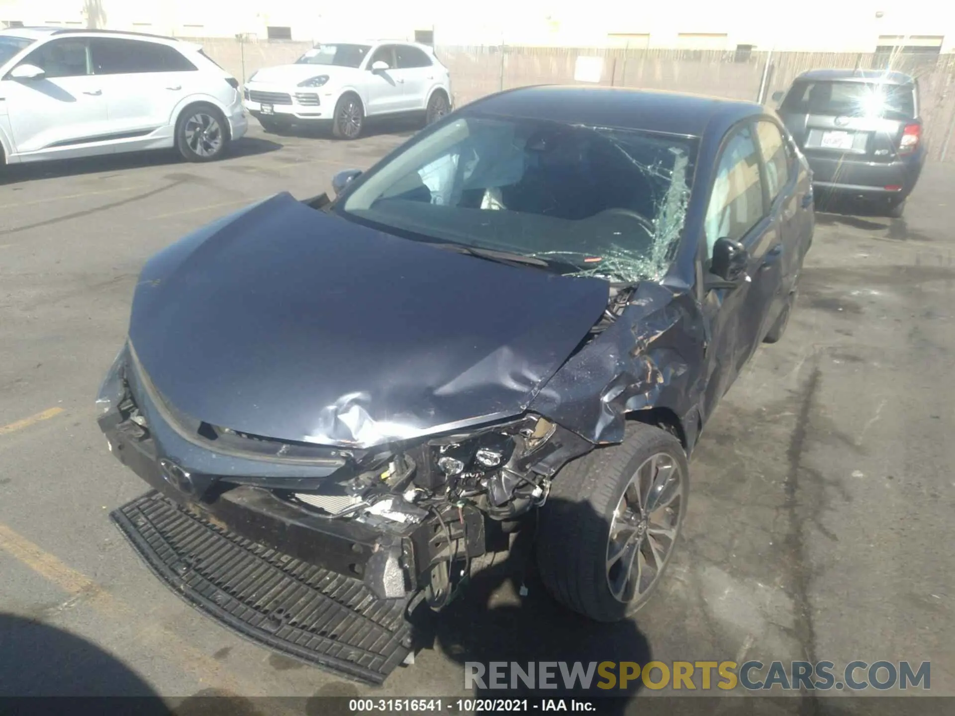 6 fotografías del automóvil dañado 5YFBURHE9KP943109 TOYOTA COROLLA 2019
