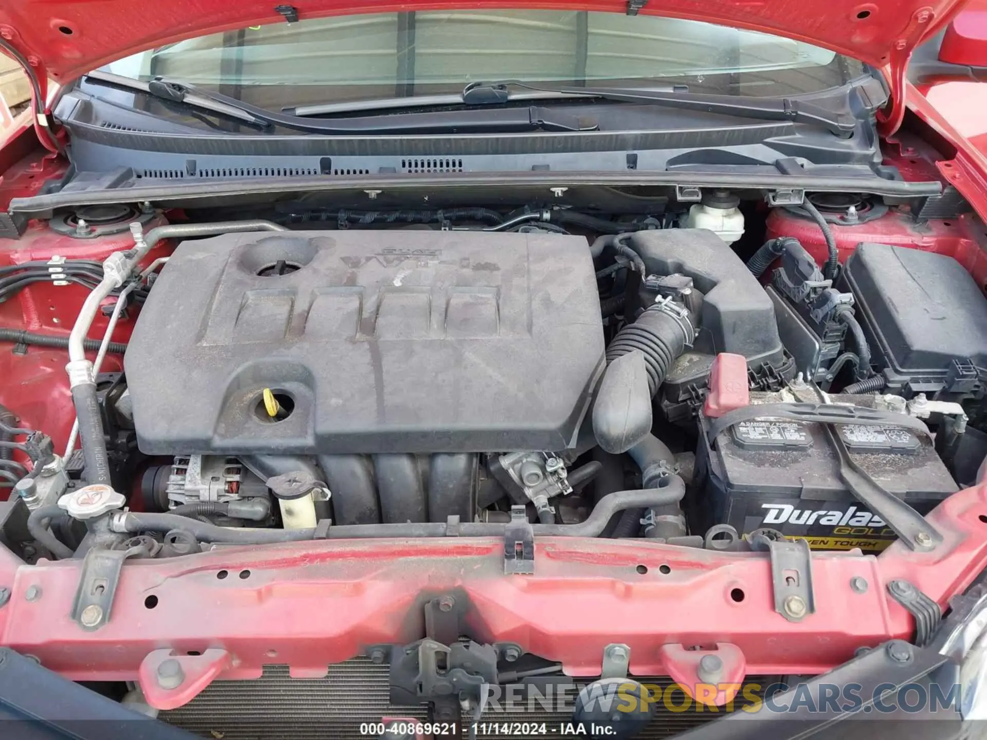10 fotografías del automóvil dañado 5YFBURHEXKP859512 TOYOTA COROLLA 2019