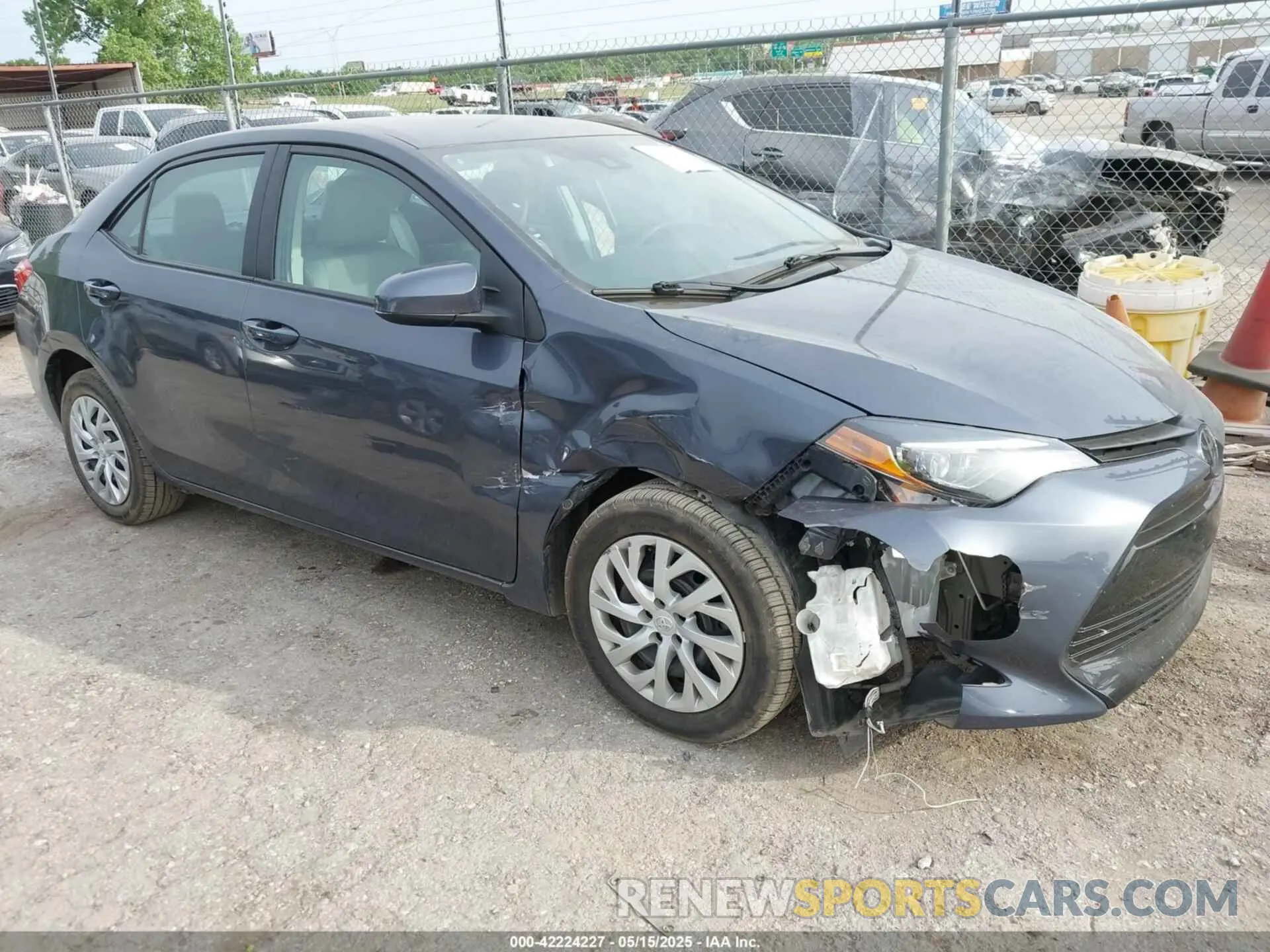 1 fotografías del automóvil dañado 5YFBURHEXKP863852 TOYOTA COROLLA 2019