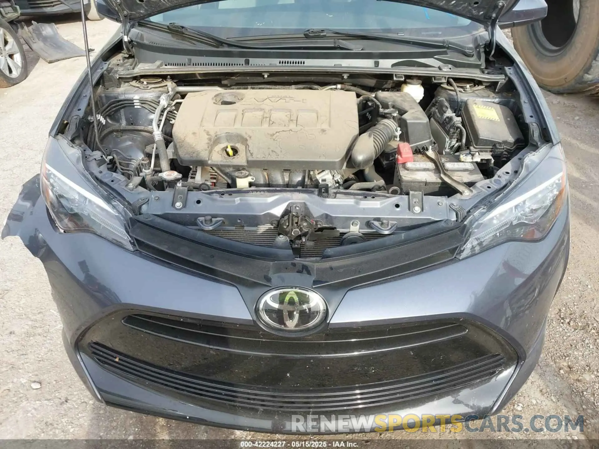 10 fotografías del automóvil dañado 5YFBURHEXKP863852 TOYOTA COROLLA 2019