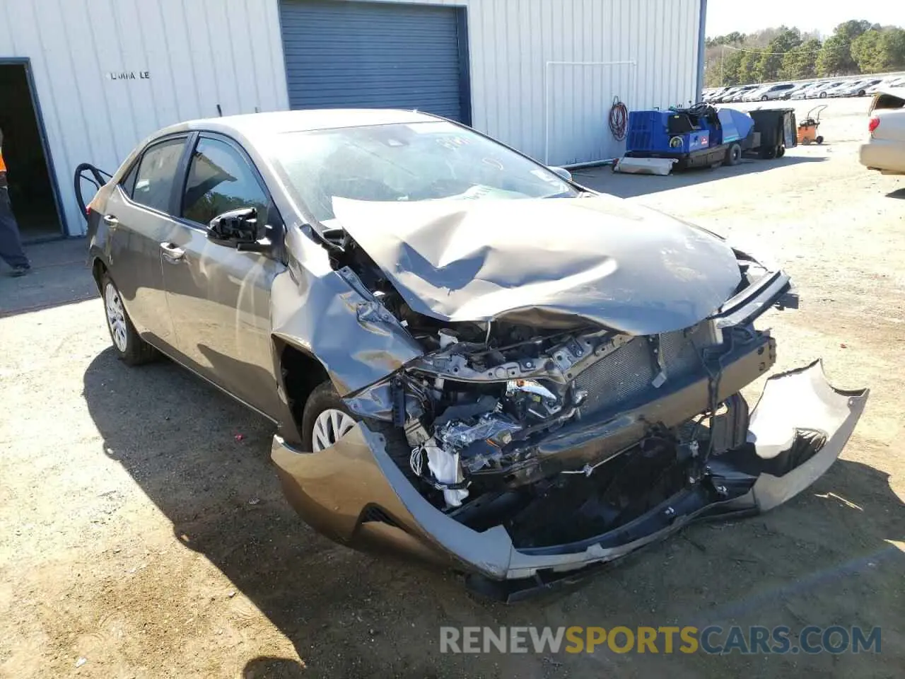 1 fotografías del automóvil dañado 5YFBURHEXKP876911 TOYOTA COROLLA 2019