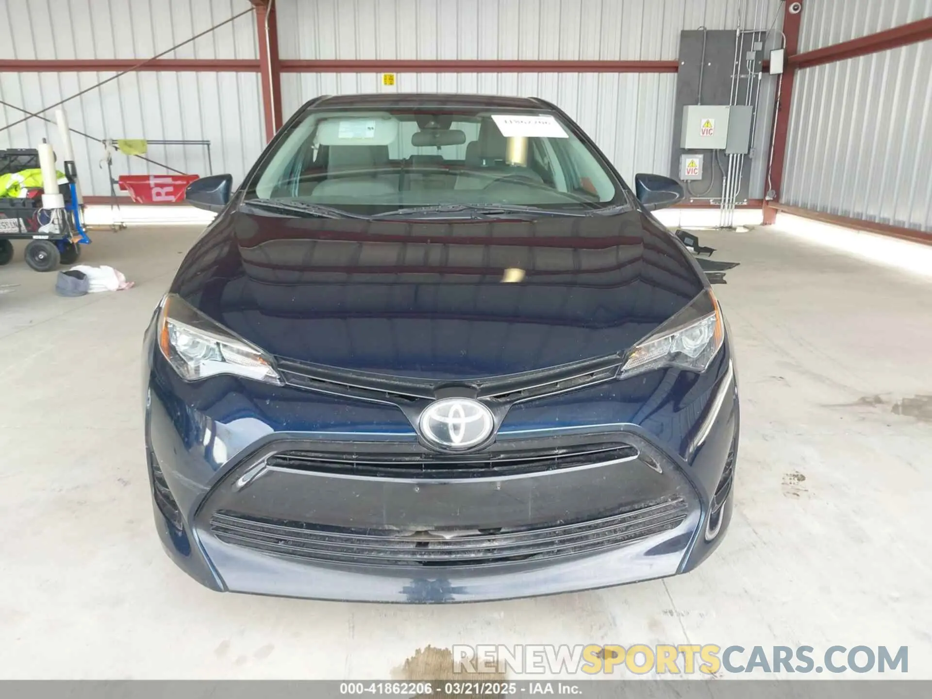13 fotografías del automóvil dañado 5YFBURHEXKP877069 TOYOTA COROLLA 2019