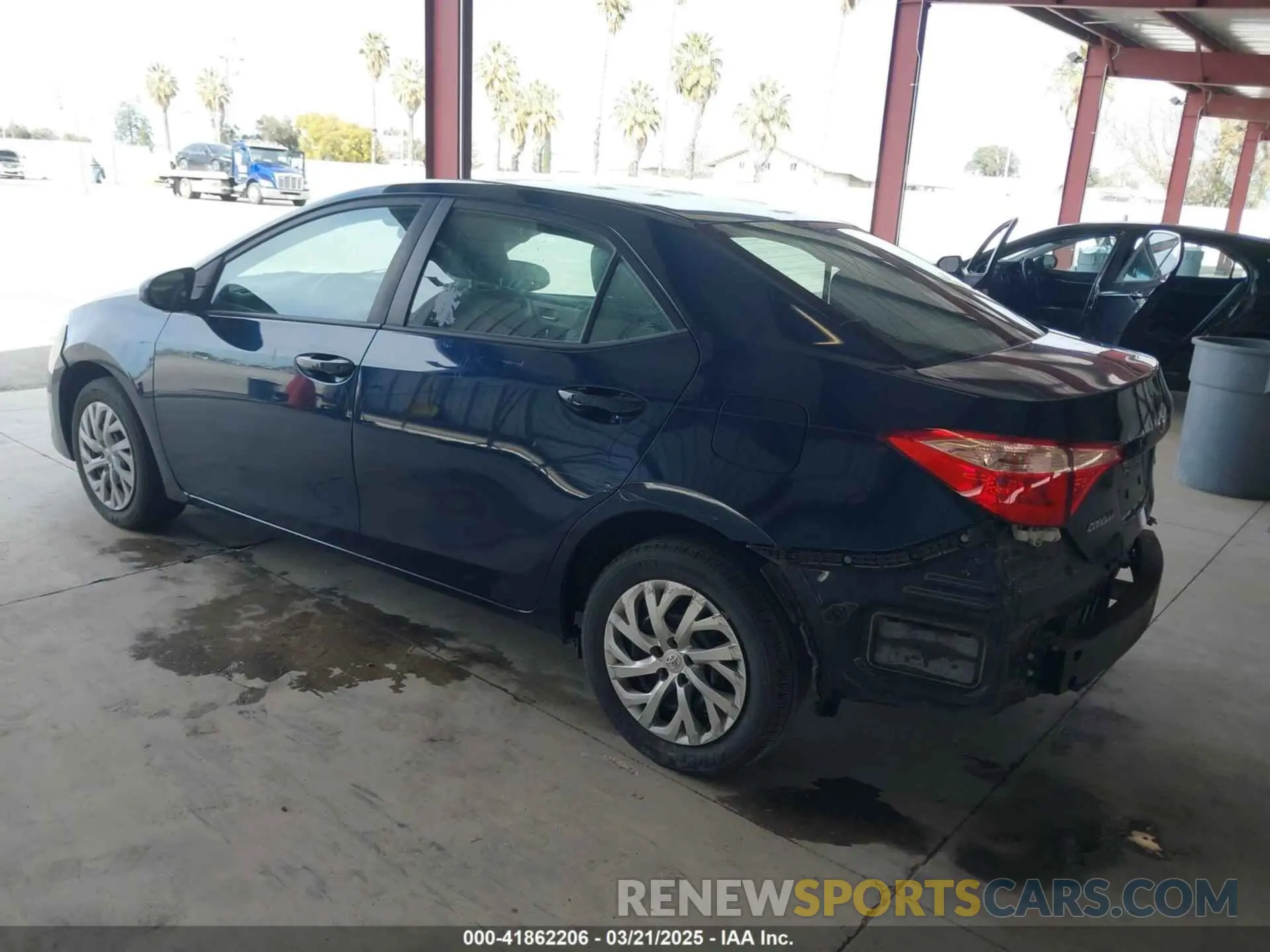 3 fotografías del automóvil dañado 5YFBURHEXKP877069 TOYOTA COROLLA 2019