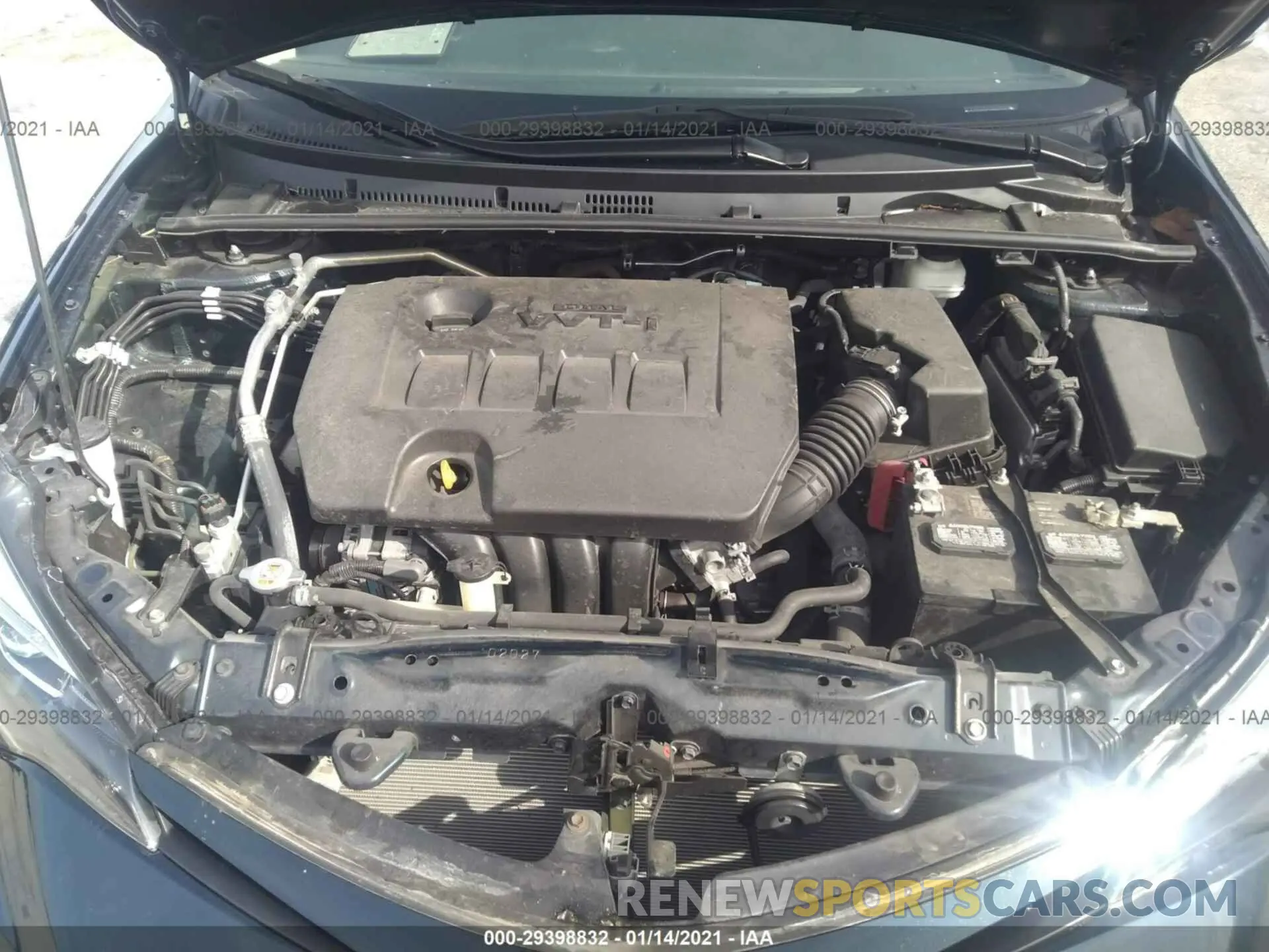 10 fotografías del automóvil dañado 5YFBURHEXKP877394 TOYOTA COROLLA 2019