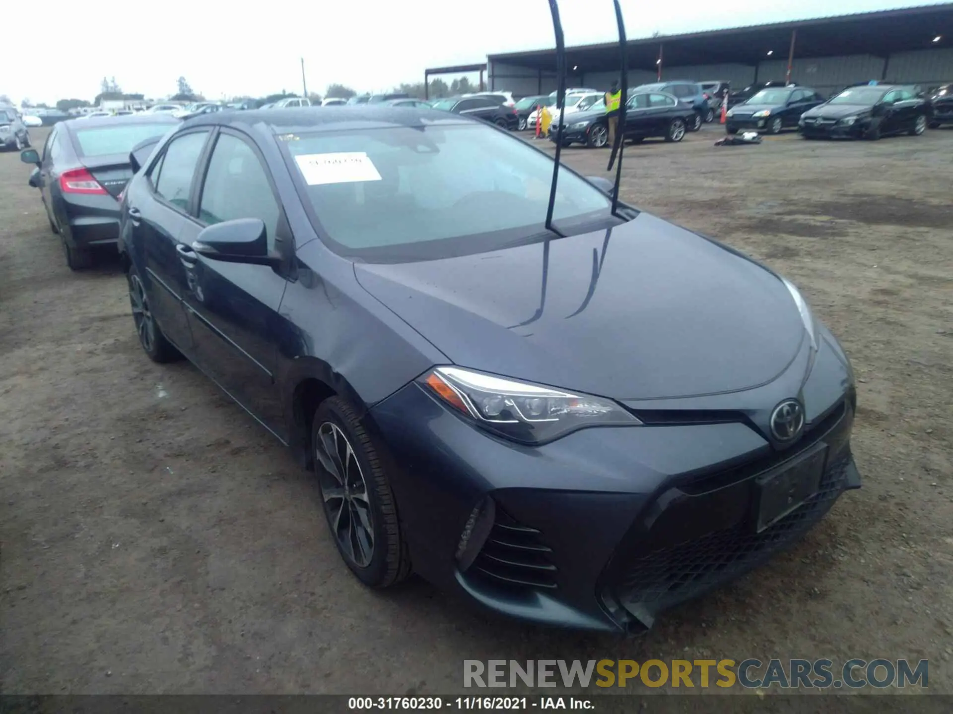1 fotografías del automóvil dañado 5YFBURHEXKP878478 TOYOTA COROLLA 2019