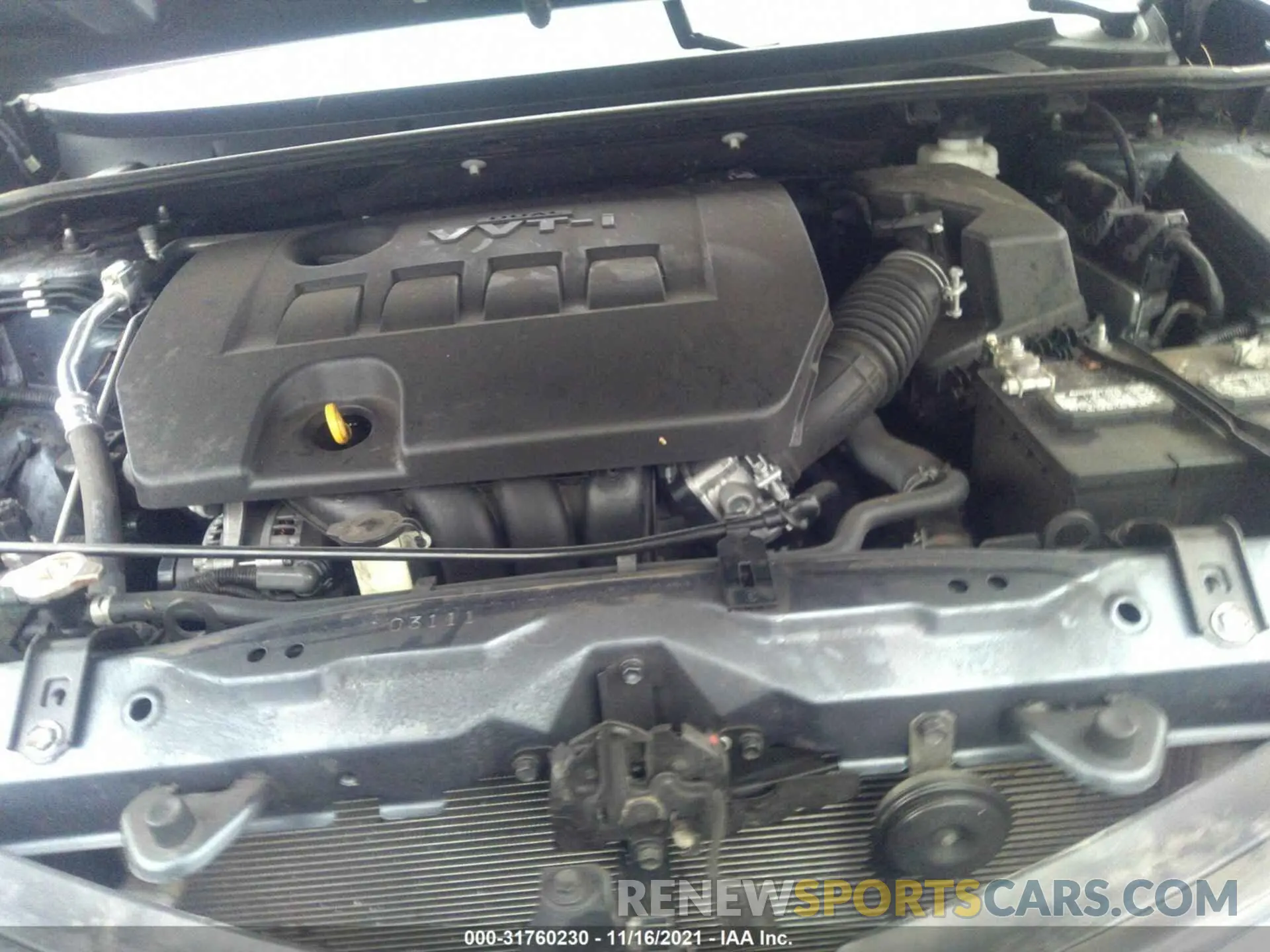10 fotografías del automóvil dañado 5YFBURHEXKP878478 TOYOTA COROLLA 2019