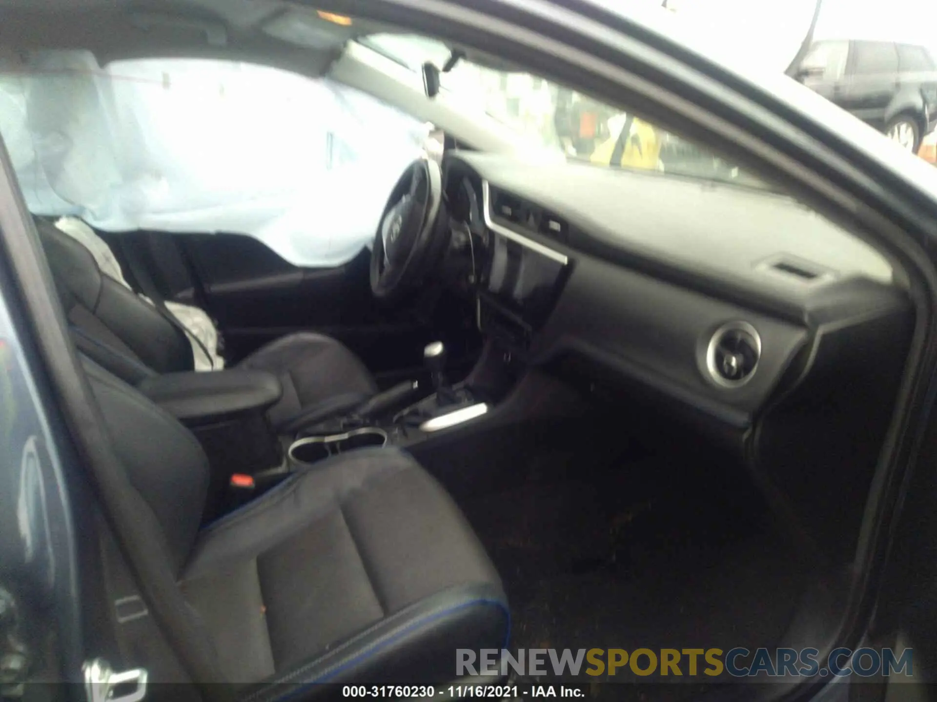5 fotografías del automóvil dañado 5YFBURHEXKP878478 TOYOTA COROLLA 2019