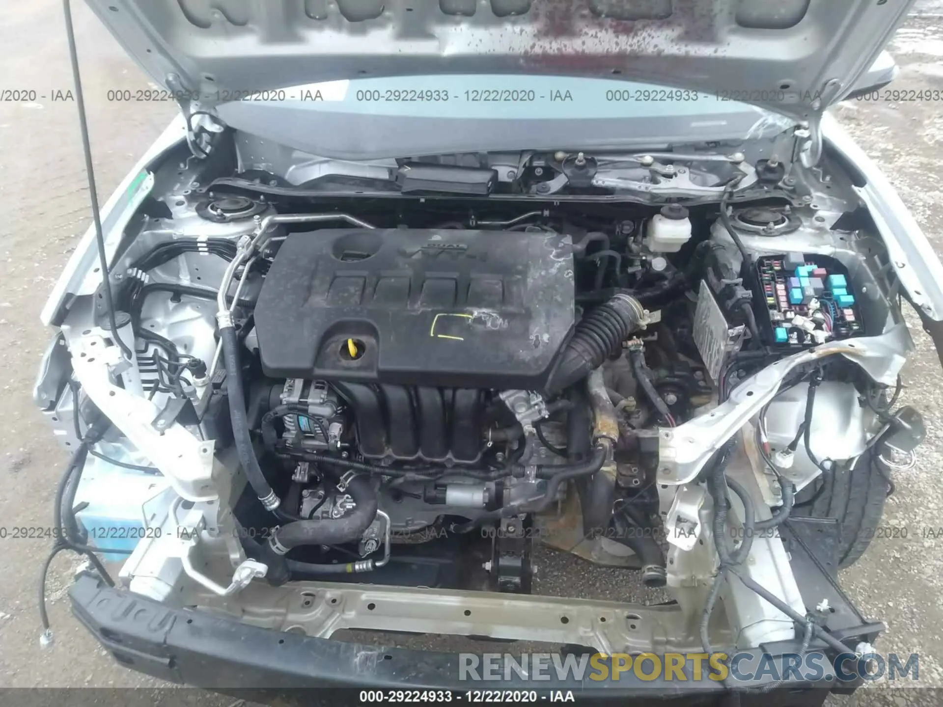 10 fotografías del automóvil dañado 5YFBURHEXKP882627 TOYOTA COROLLA 2019