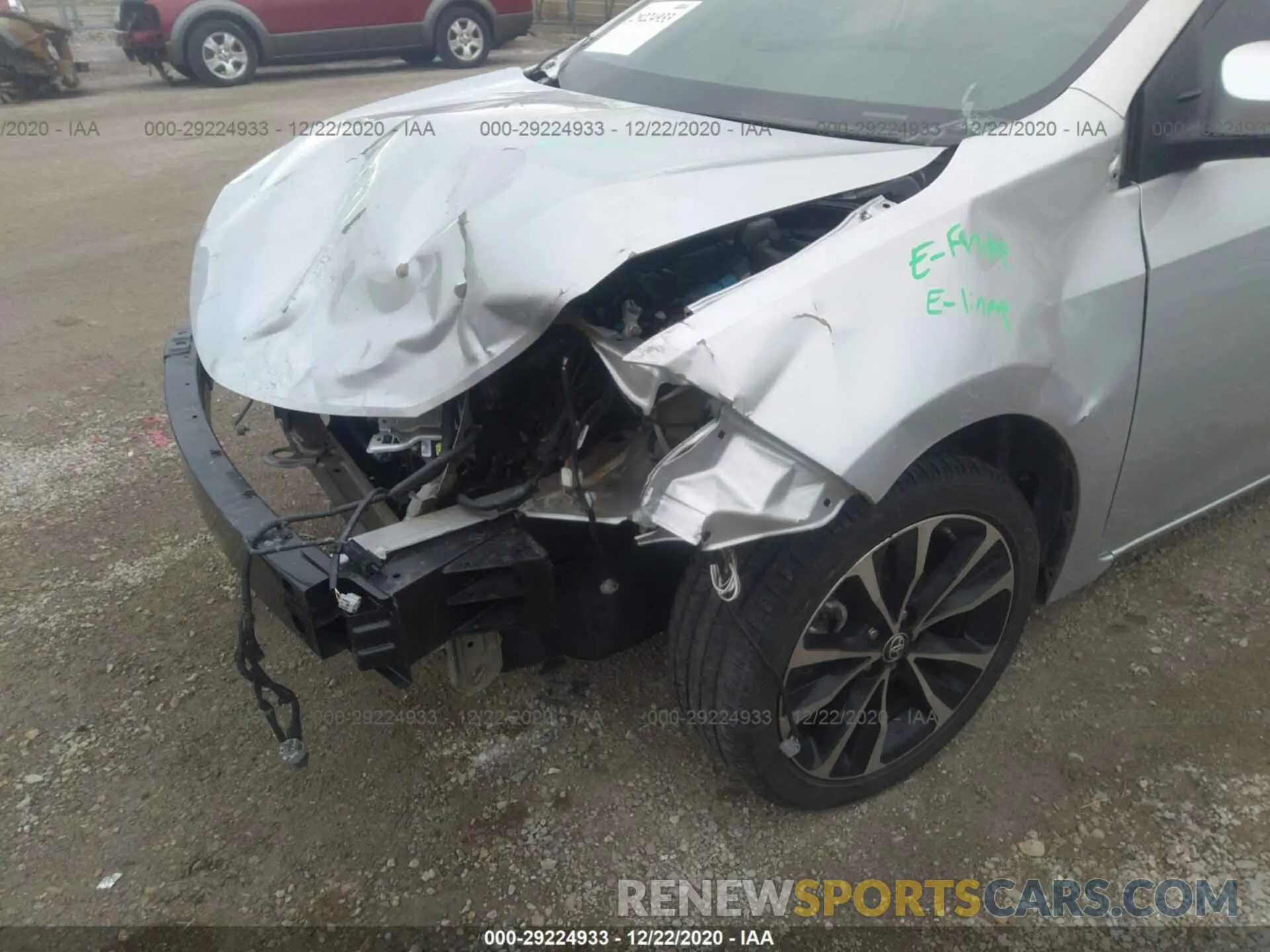 6 fotografías del automóvil dañado 5YFBURHEXKP882627 TOYOTA COROLLA 2019