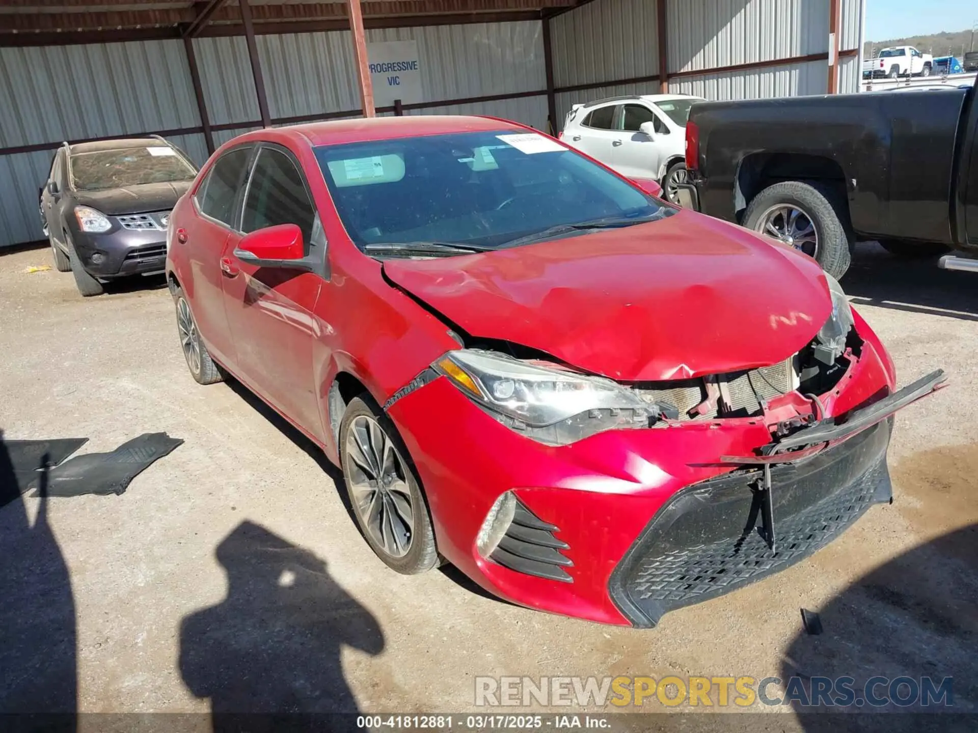 1 fotografías del automóvil dañado 5YFBURHEXKP884653 TOYOTA COROLLA 2019