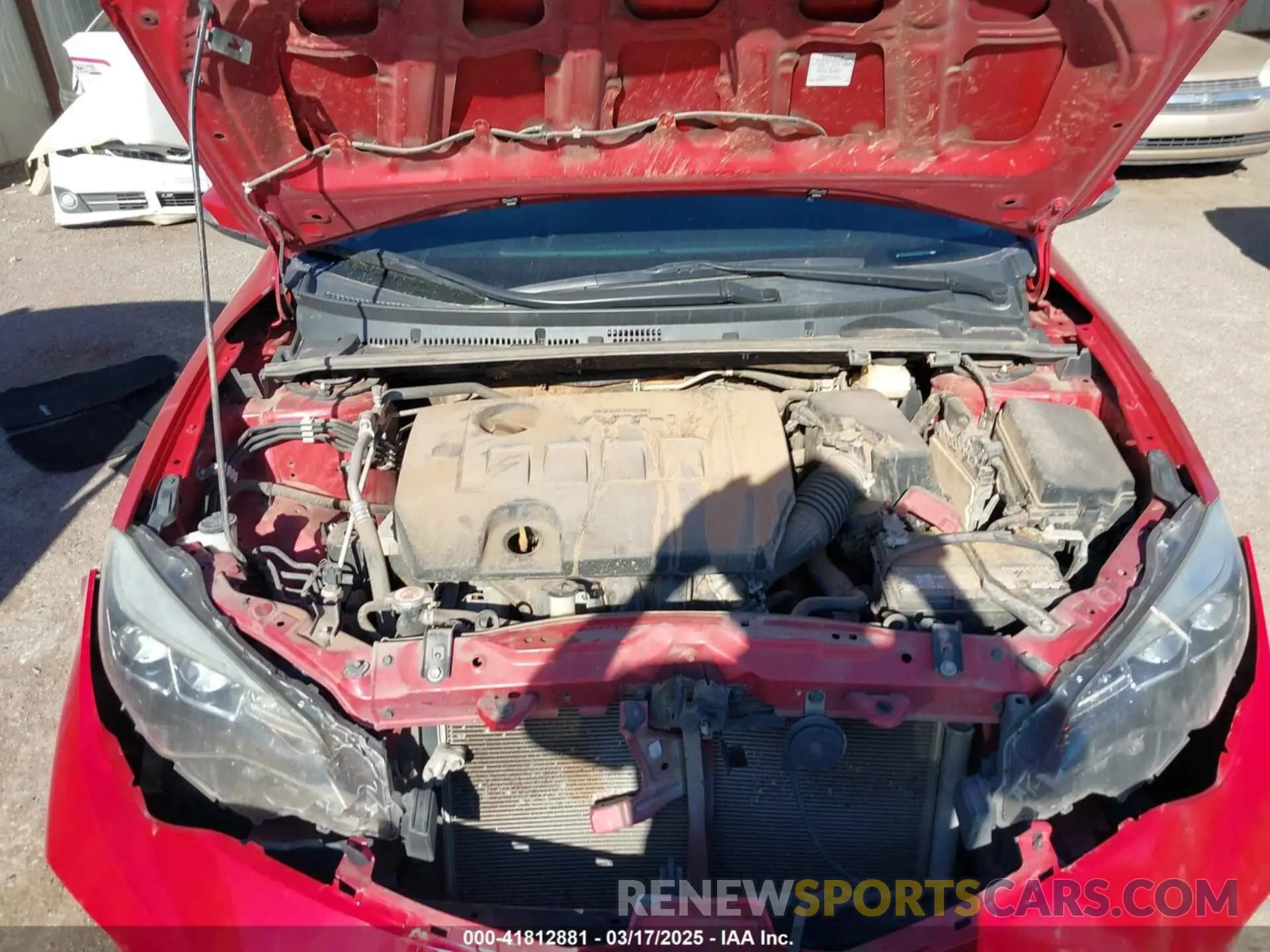 10 fotografías del automóvil dañado 5YFBURHEXKP884653 TOYOTA COROLLA 2019