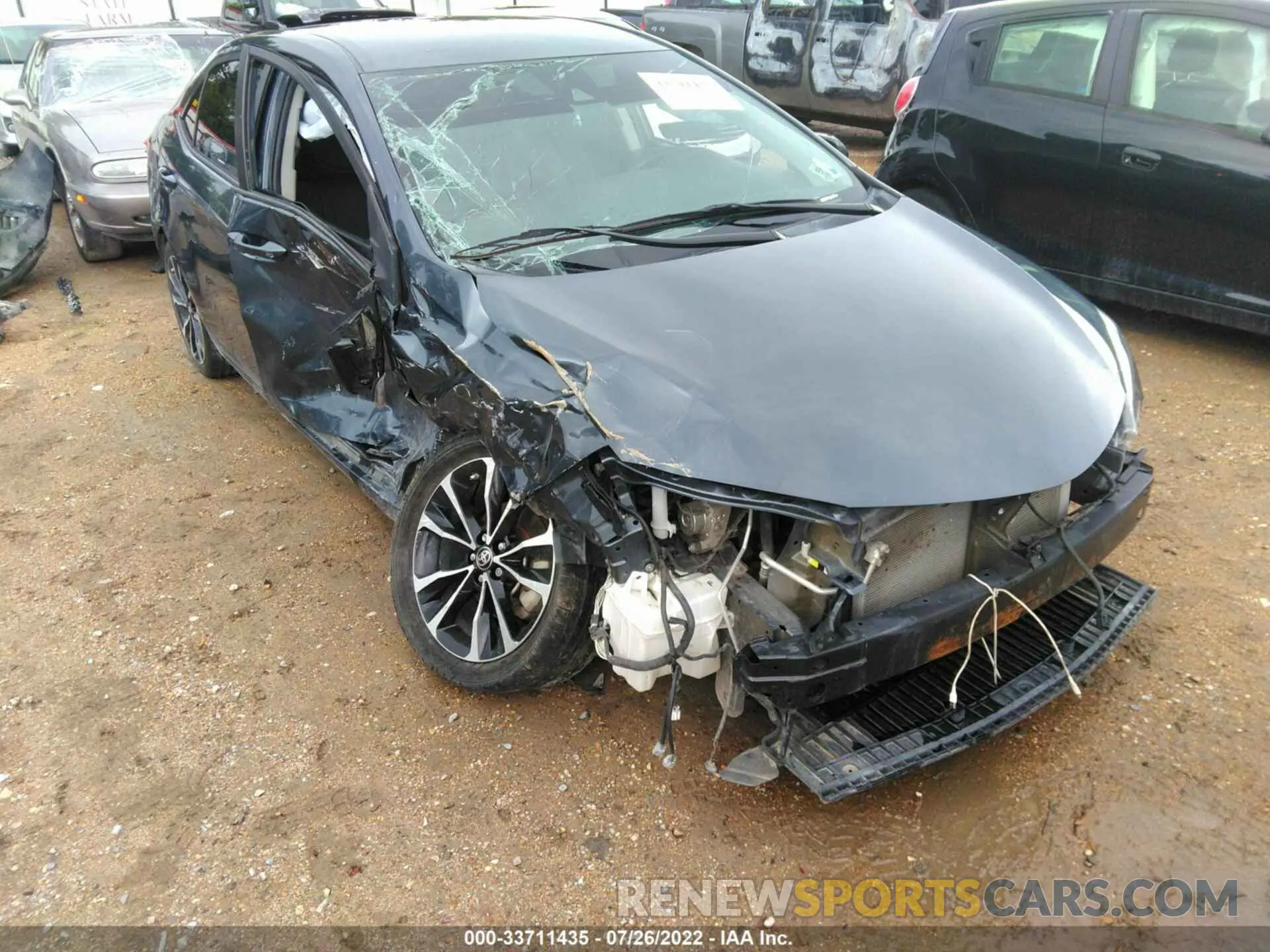 6 fotografías del automóvil dañado 5YFBURHEXKP887262 TOYOTA COROLLA 2019