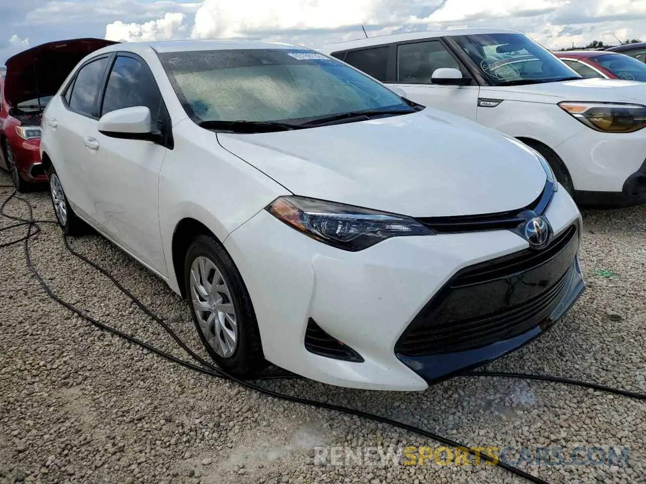 1 fotografías del automóvil dañado 5YFBURHEXKP891361 TOYOTA COROLLA 2019