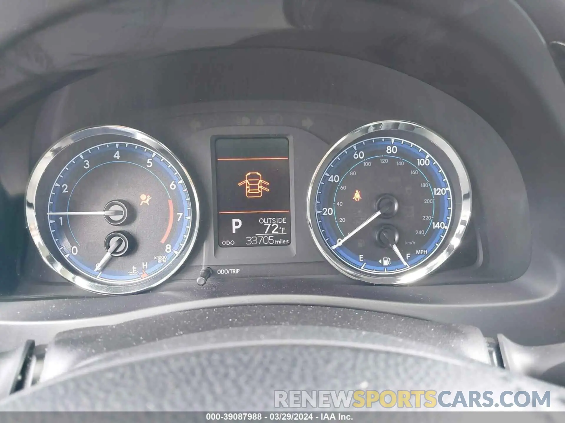 7 fotografías del automóvil dañado 5YFBURHEXKP901130 TOYOTA COROLLA 2019