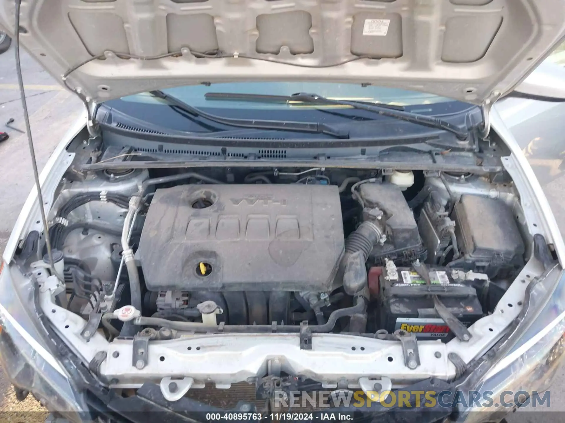 10 fotografías del automóvil dañado 5YFBURHEXKP903301 TOYOTA COROLLA 2019