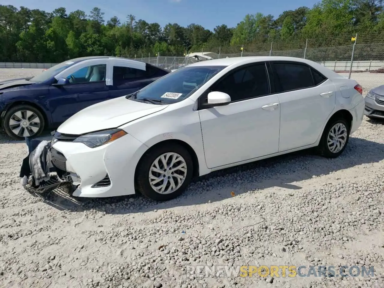 1 fotografías del automóvil dañado 5YFBURHEXKP909700 TOYOTA COROLLA 2019