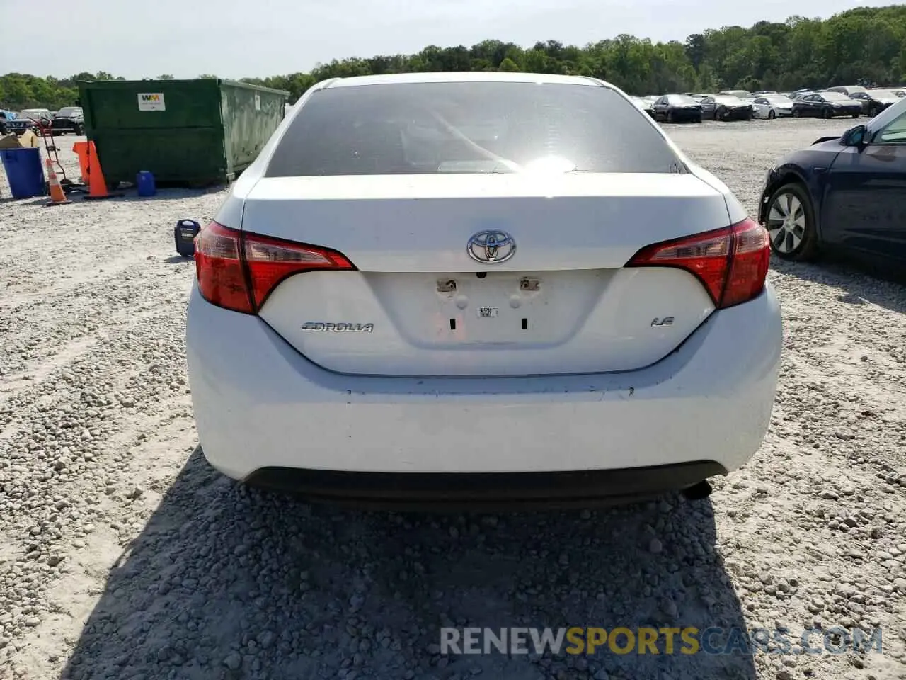 6 fotografías del automóvil dañado 5YFBURHEXKP909700 TOYOTA COROLLA 2019