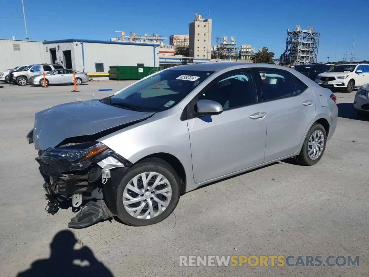 1 fotografías del automóvil dañado 5YFBURHEXKP915254 TOYOTA COROLLA 2019