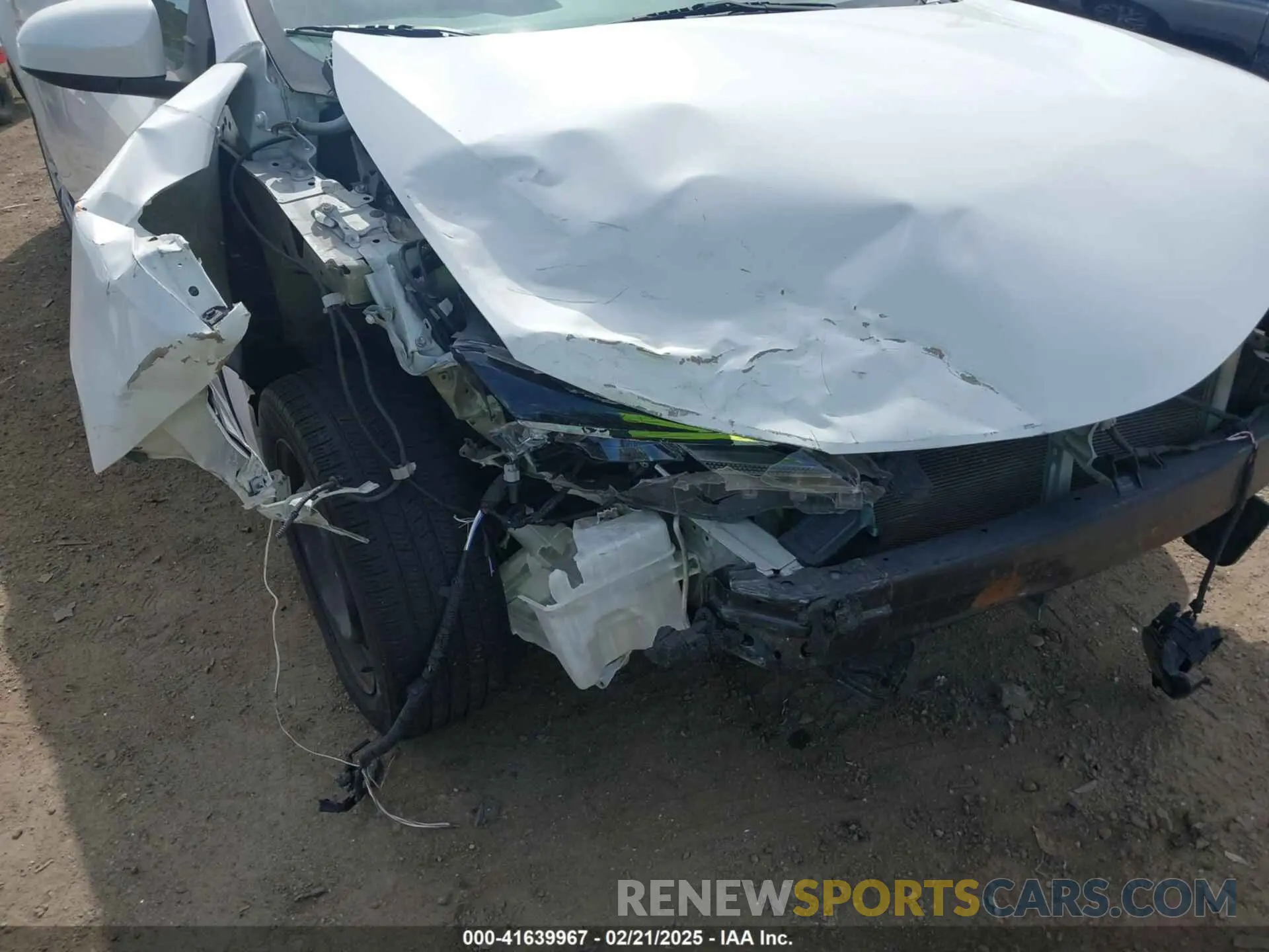 6 fotografías del automóvil dañado 5YFBURHEXKP921314 TOYOTA COROLLA 2019