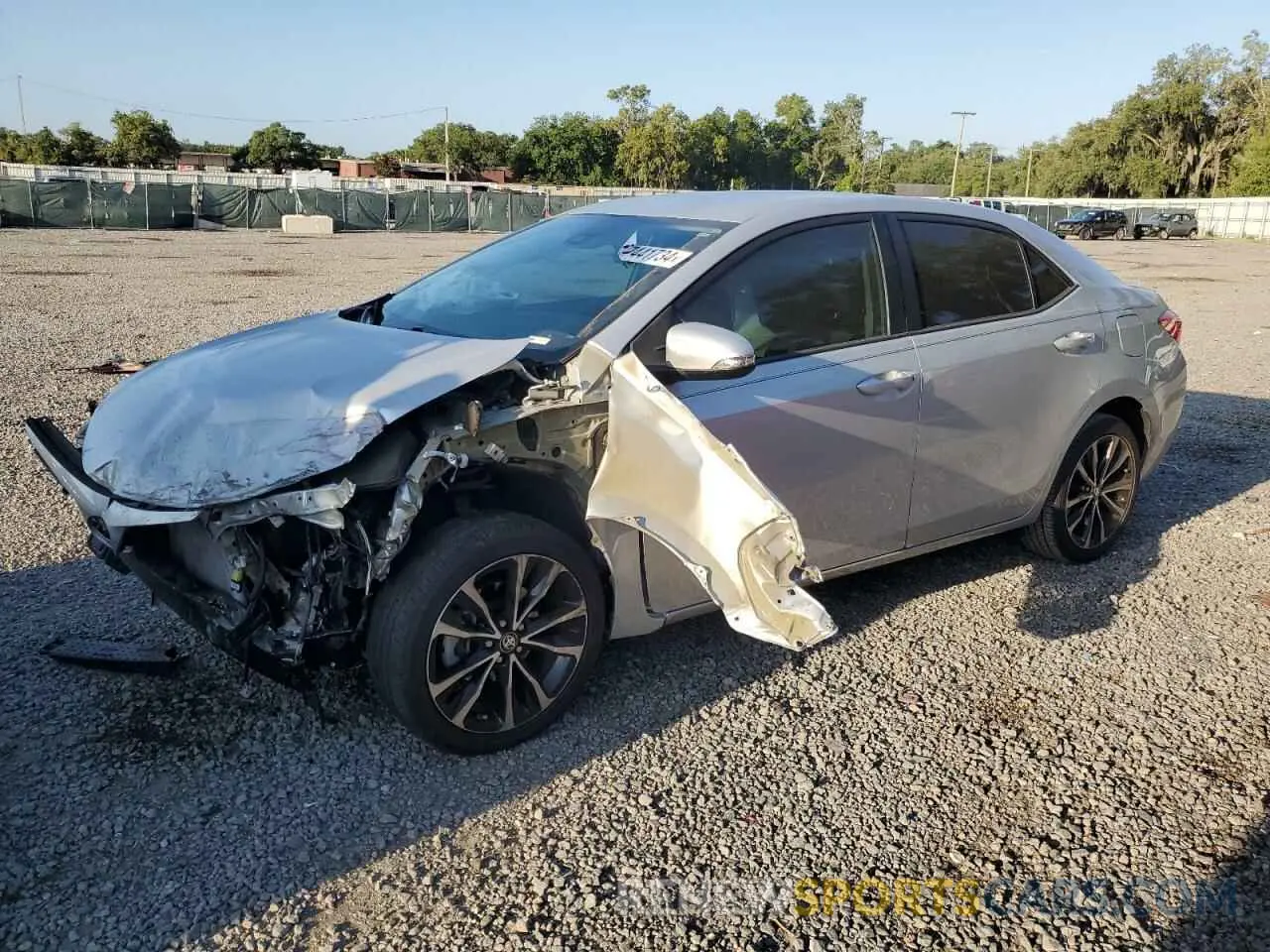 1 fotografías del automóvil dañado 5YFBURHEXKP922012 TOYOTA COROLLA 2019