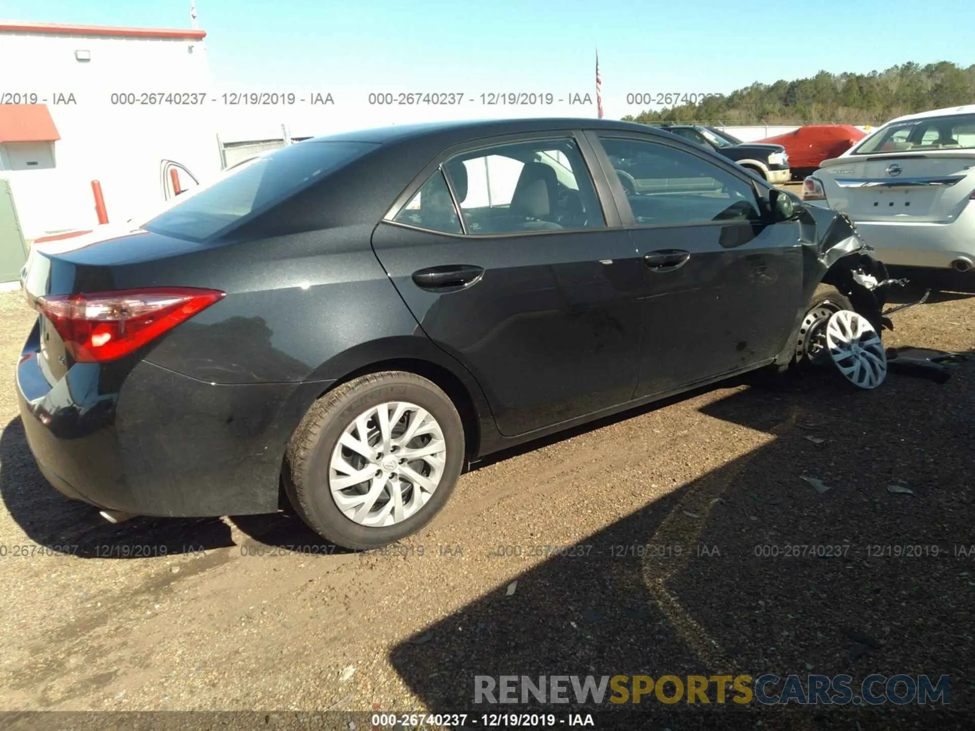 4 fotografías del automóvil dañado 5YFBURHEXKP925086 TOYOTA COROLLA 2019
