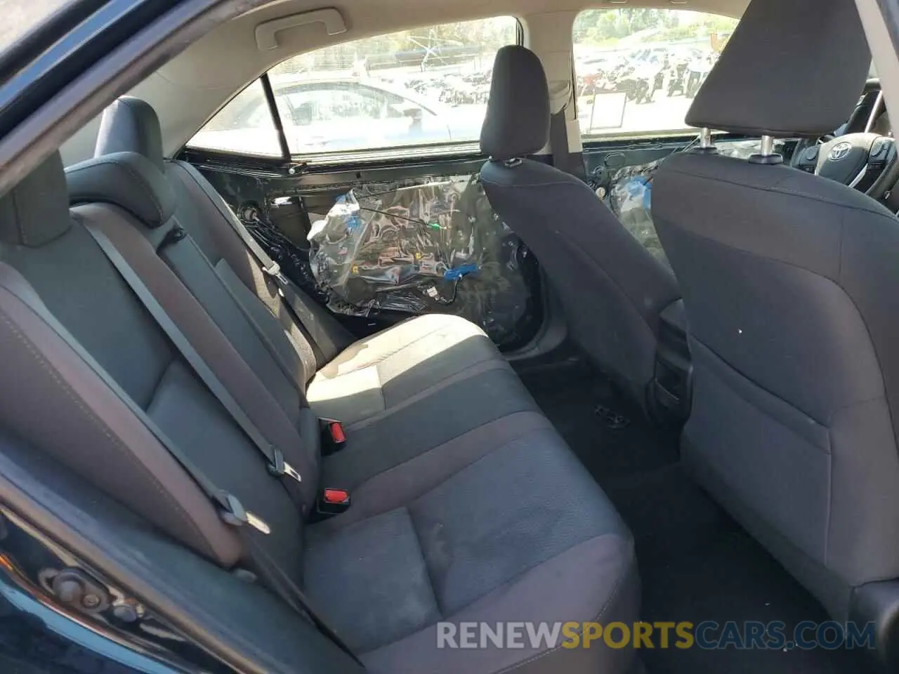 6 fotografías del automóvil dañado 5YFBURHEXKP925704 TOYOTA COROLLA 2019
