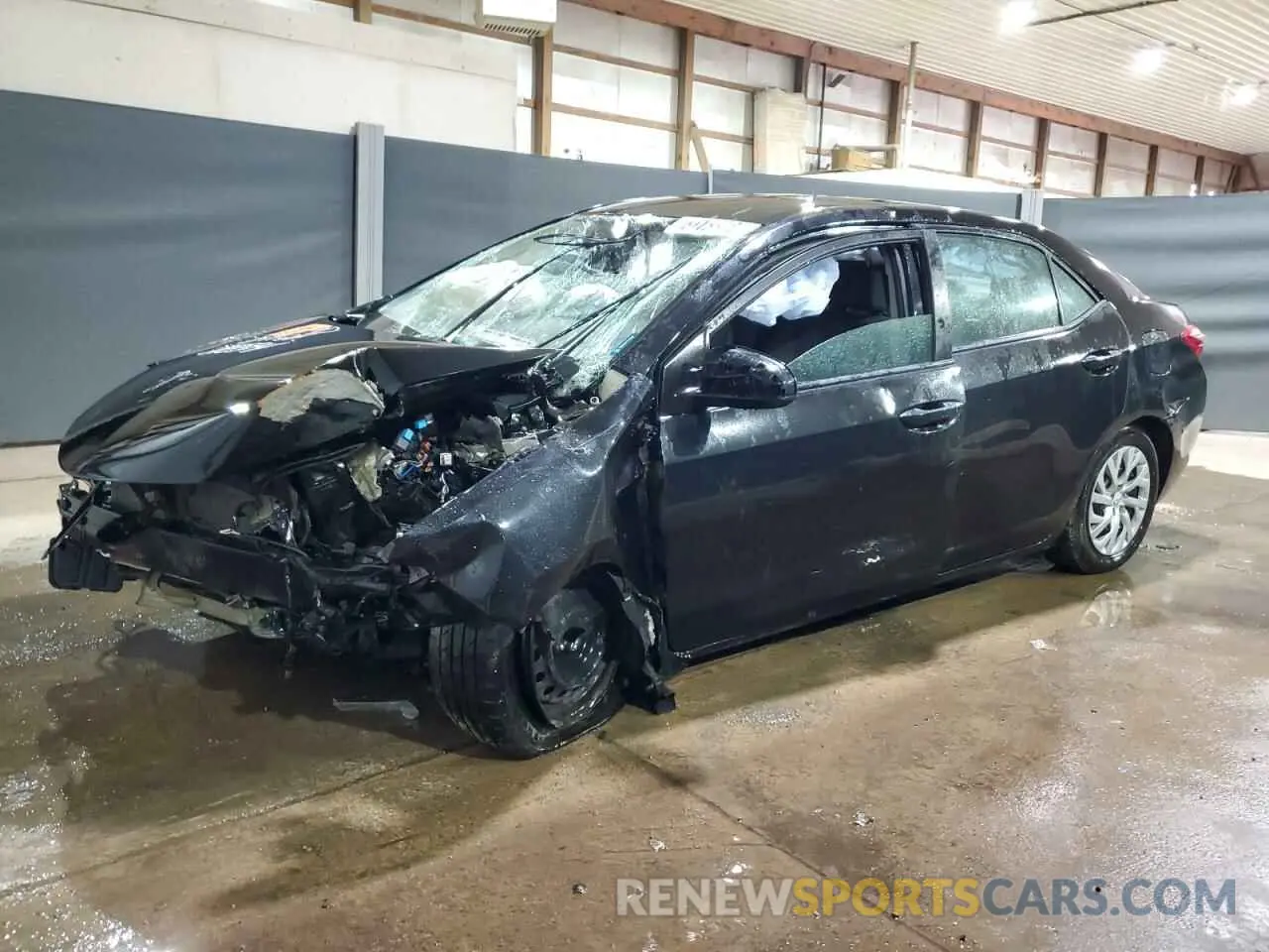 1 fotografías del automóvil dañado 5YFBURHEXKP928618 TOYOTA COROLLA 2019