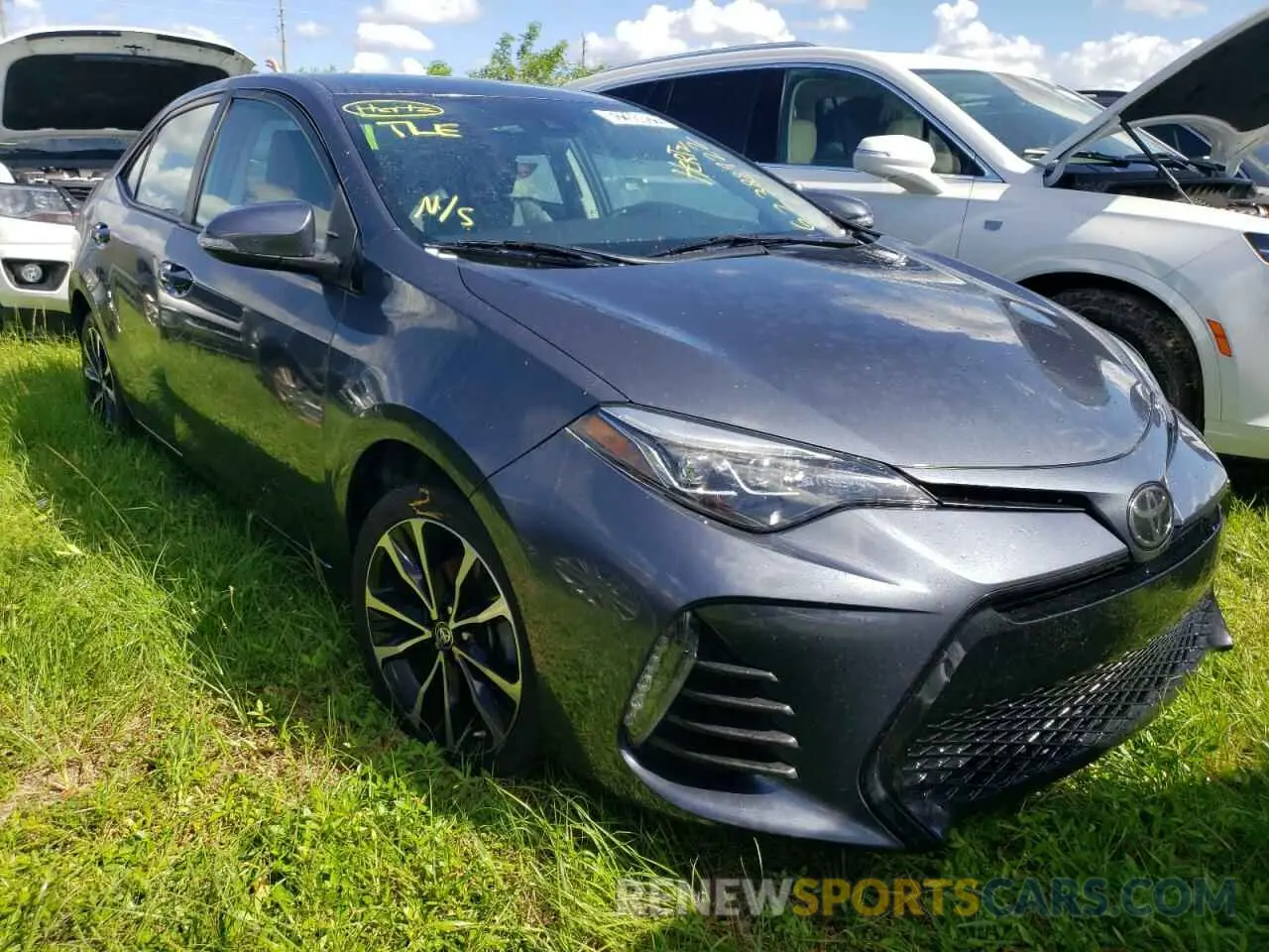 1 fotografías del automóvil dañado 5YFBURHEXKP929817 TOYOTA COROLLA 2019