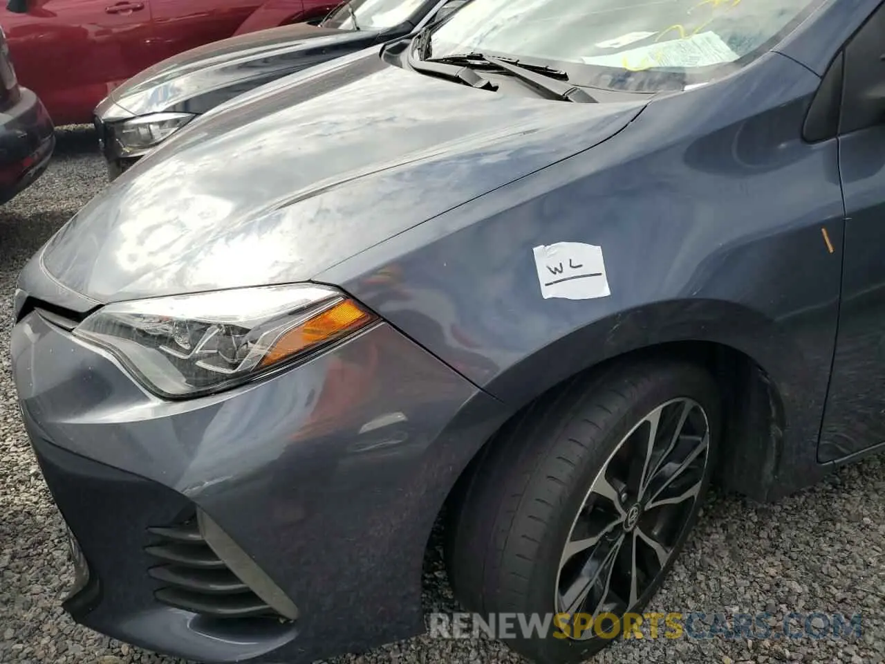 9 fotografías del automóvil dañado 5YFBURHEXKP929817 TOYOTA COROLLA 2019