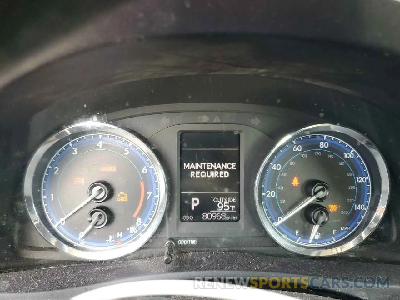 9 fotografías del automóvil dañado 5YFBURHEXKP930448 TOYOTA COROLLA 2019