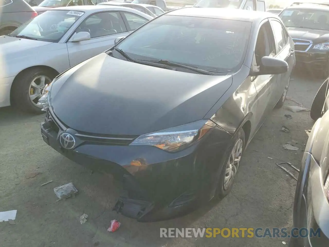 1 fotografías del automóvil dañado 5YFBURHEXKP934158 TOYOTA COROLLA 2019