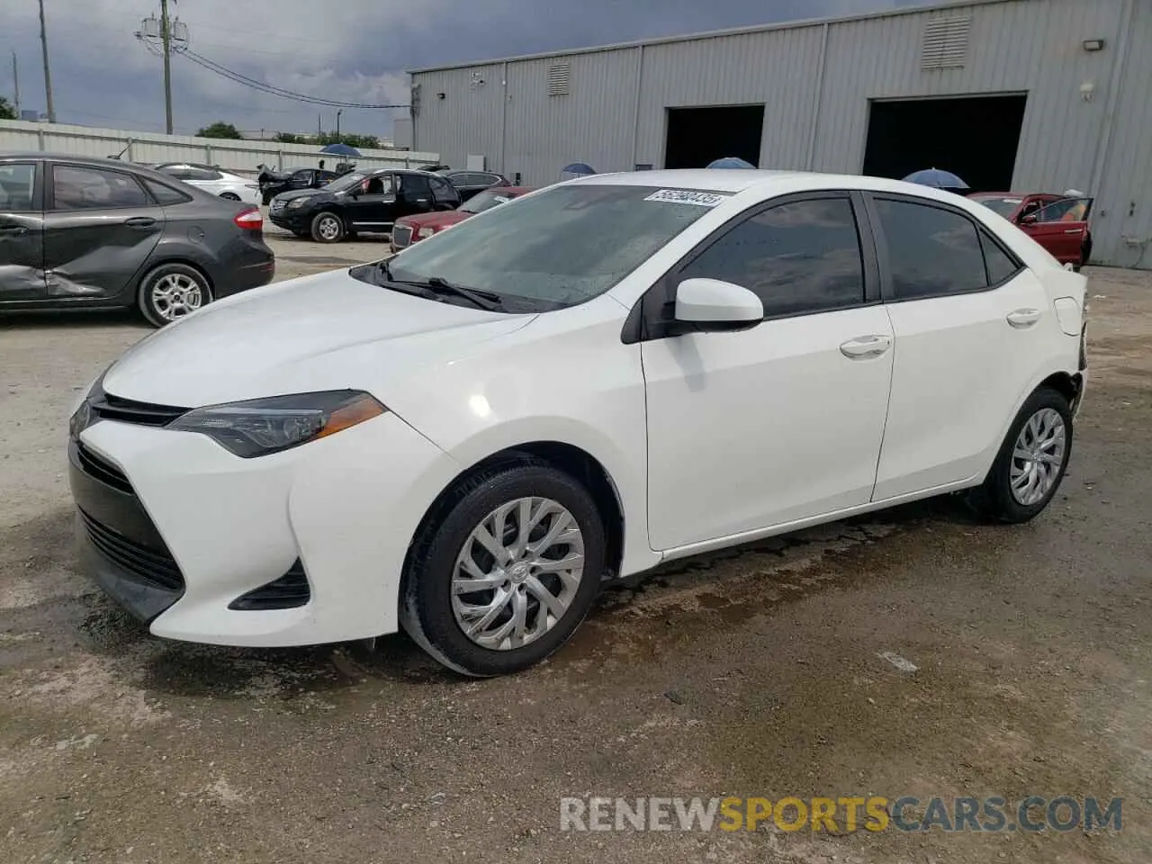 1 fotografías del automóvil dañado 5YFBURHEXKP934497 TOYOTA COROLLA 2019