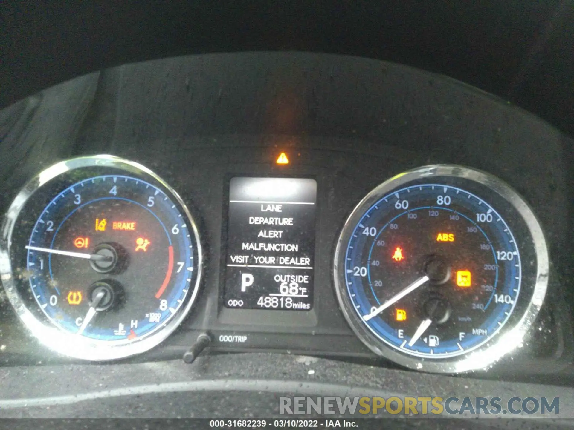 7 fotografías del automóvil dañado 5YFBURHEXKP937464 TOYOTA COROLLA 2019