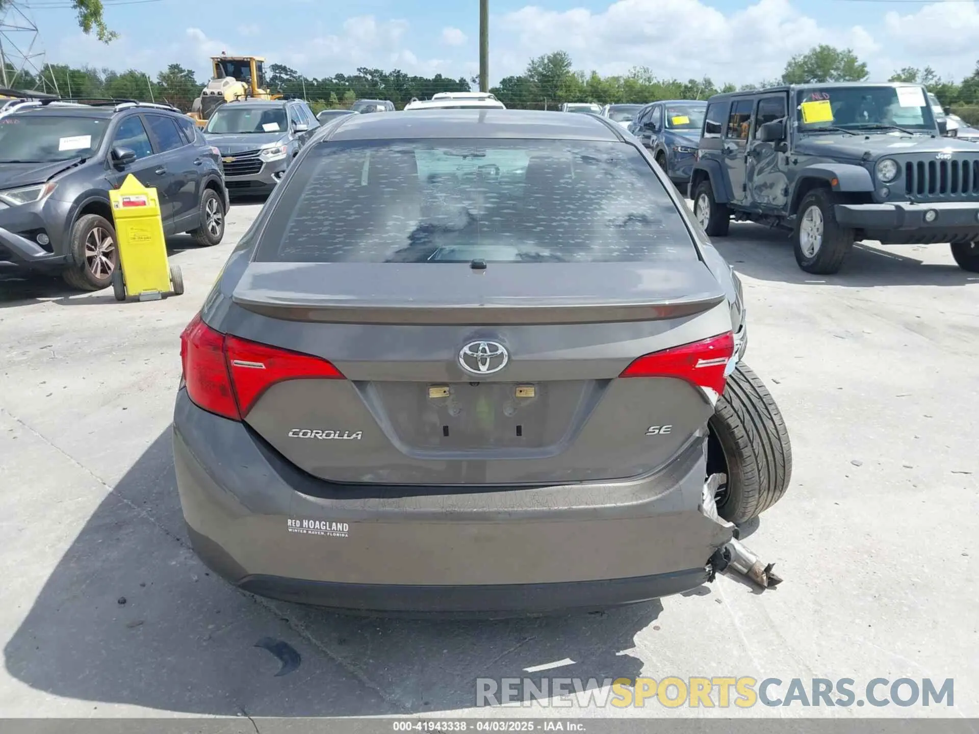 16 fotografías del automóvil dañado 5YFBURHEXKP939019 TOYOTA COROLLA 2019