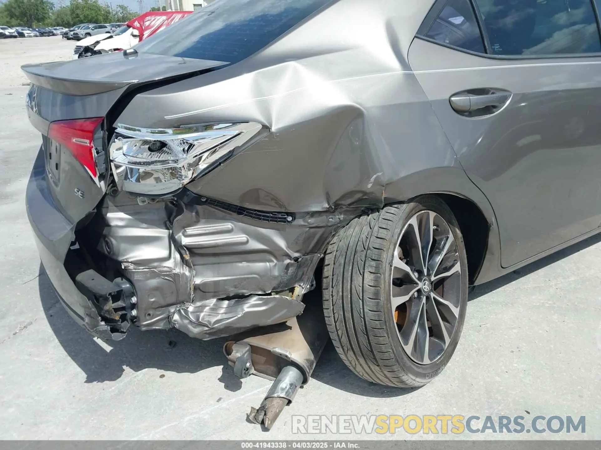 6 fotografías del automóvil dañado 5YFBURHEXKP939019 TOYOTA COROLLA 2019