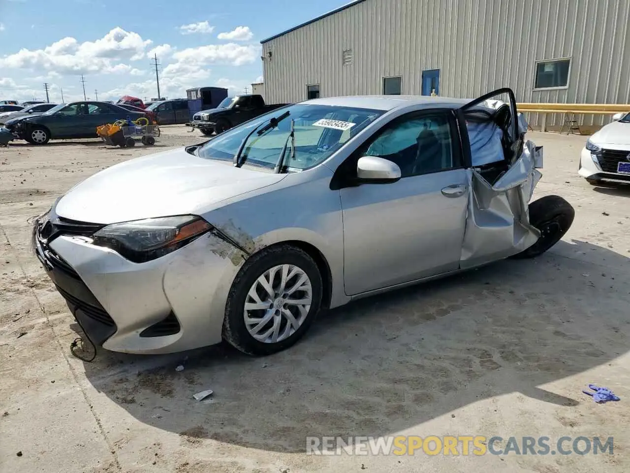 1 fotografías del automóvil dañado 5YFBURHEXKP944866 TOYOTA COROLLA 2019