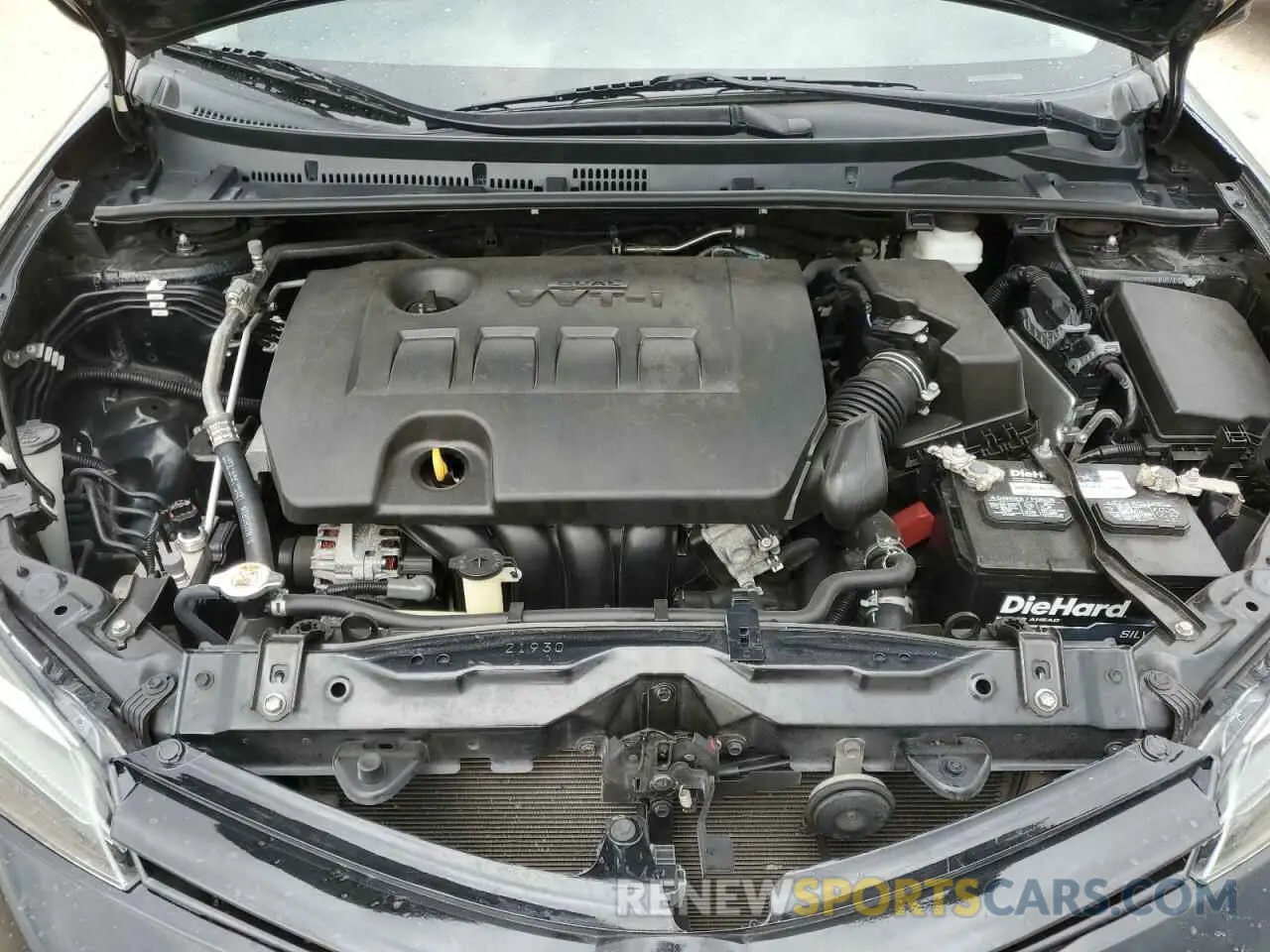 11 fotografías del automóvil dañado 5YFBURHEXKP947119 TOYOTA COROLLA 2019