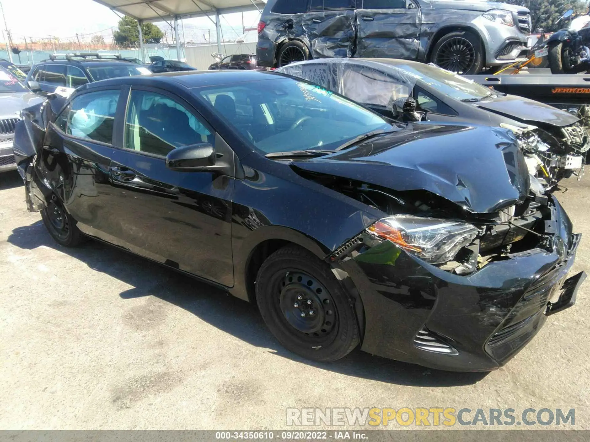 1 fotografías del automóvil dañado 5YFBURHEXKP949811 TOYOTA COROLLA 2019