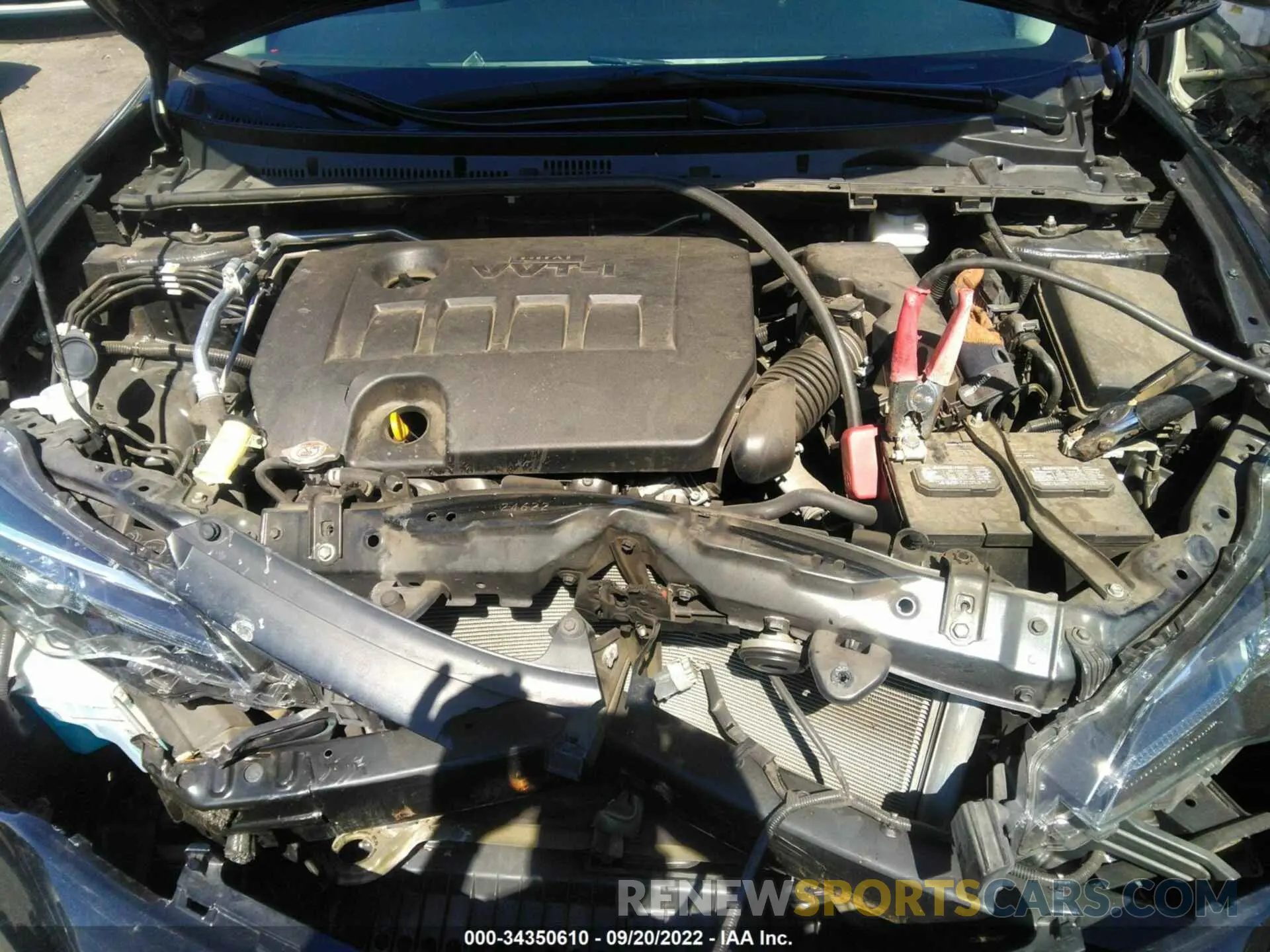 10 fotografías del automóvil dañado 5YFBURHEXKP949811 TOYOTA COROLLA 2019