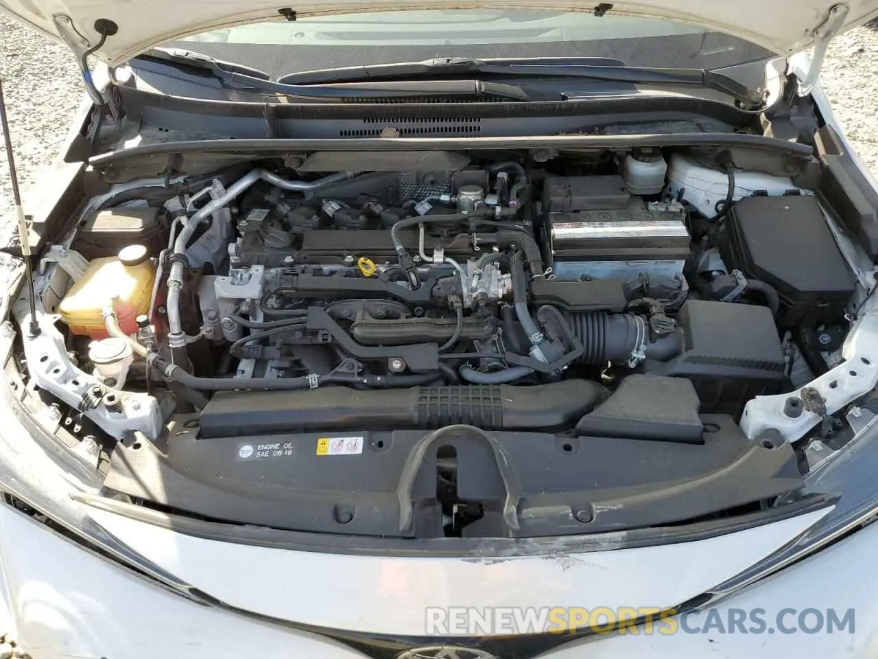 11 fotografías del automóvil dañado JTNK4RBE0K3012317 TOYOTA COROLLA 2019
