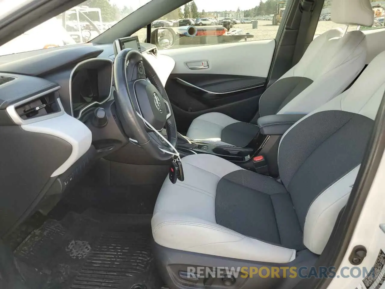 7 fotografías del automóvil dañado JTNK4RBE0K3012317 TOYOTA COROLLA 2019