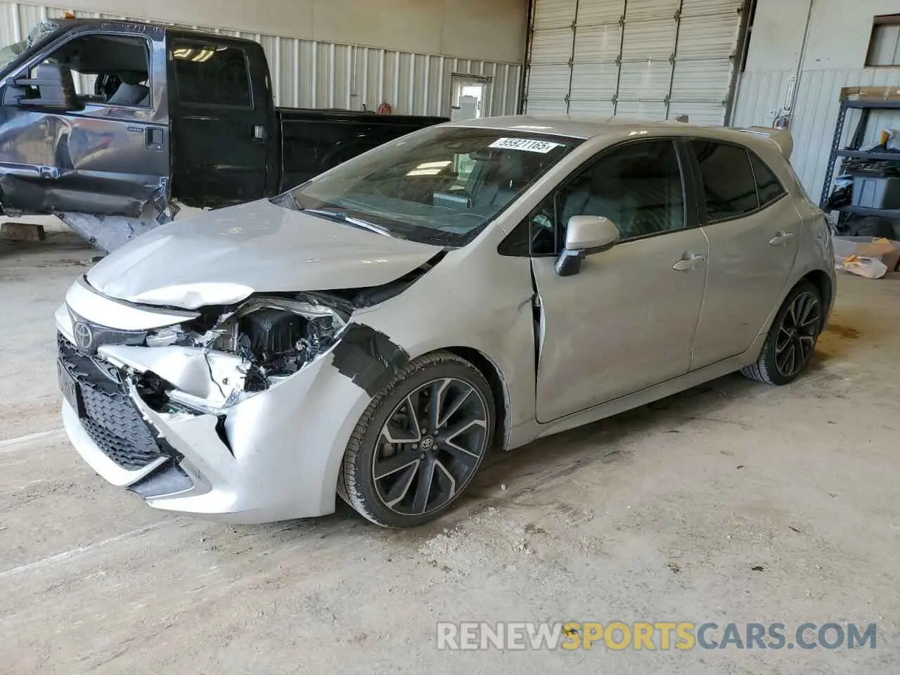 1 fotografías del automóvil dañado JTNK4RBE0K3020112 TOYOTA COROLLA 2019