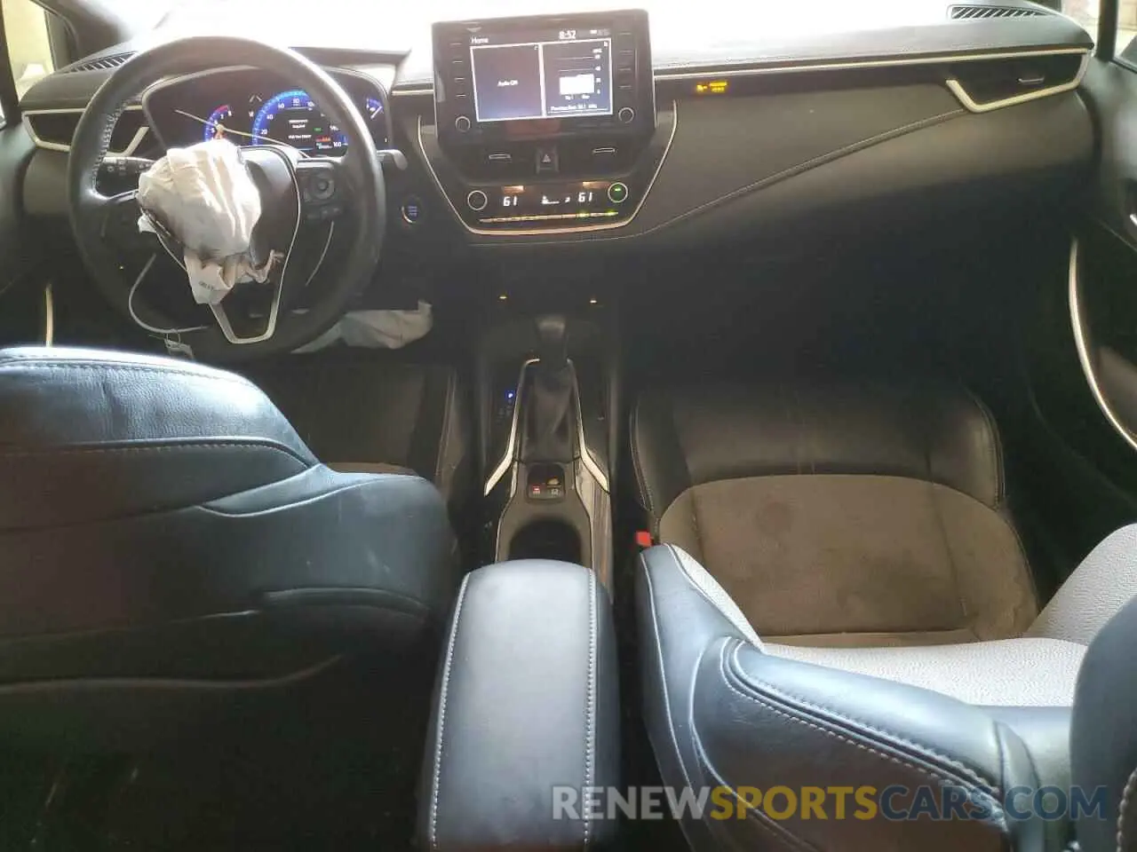 8 fotografías del automóvil dañado JTNK4RBE0K3020112 TOYOTA COROLLA 2019
