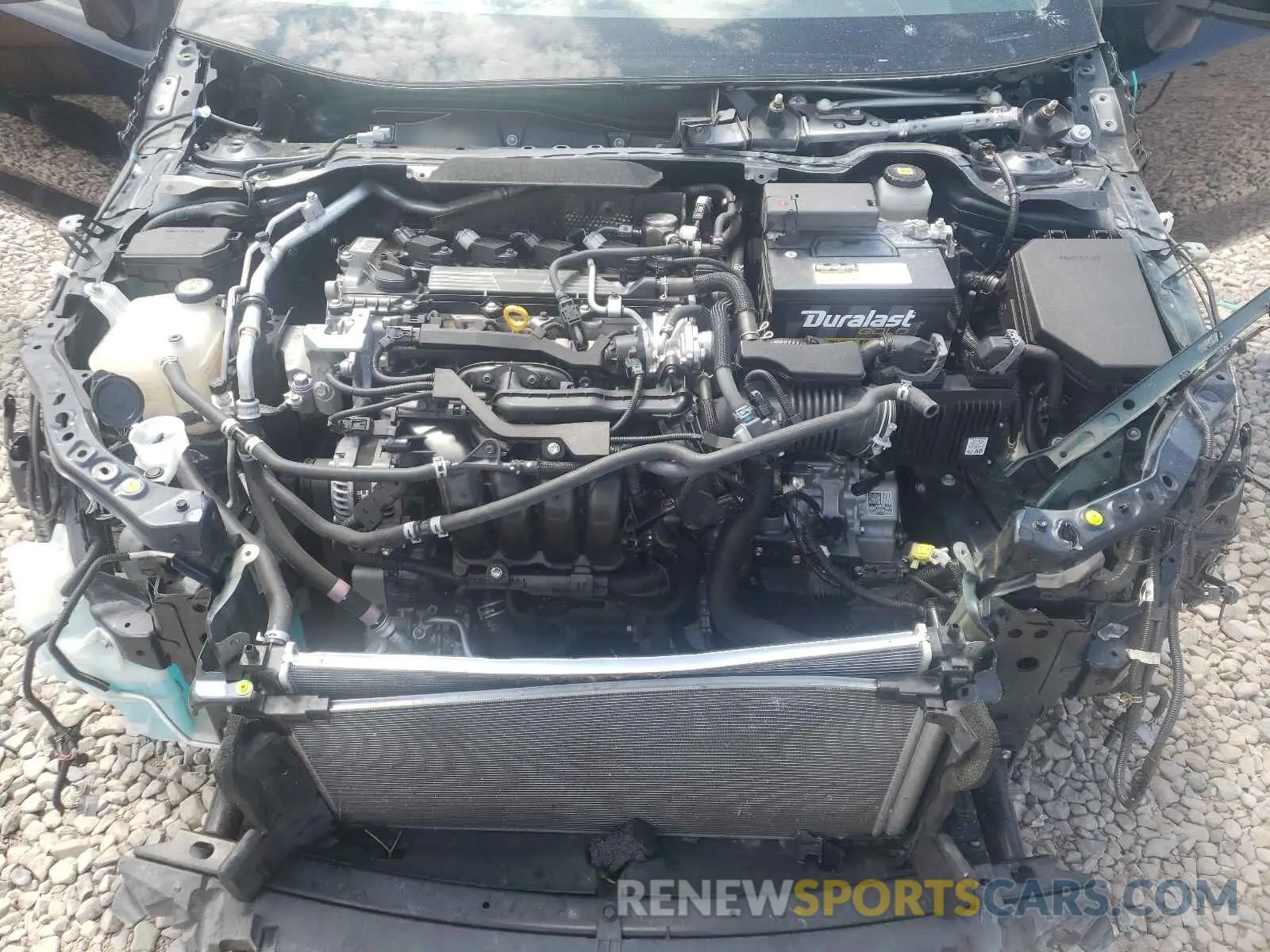 7 fotografías del automóvil dañado JTNK4RBE0K3026847 TOYOTA COROLLA 2019