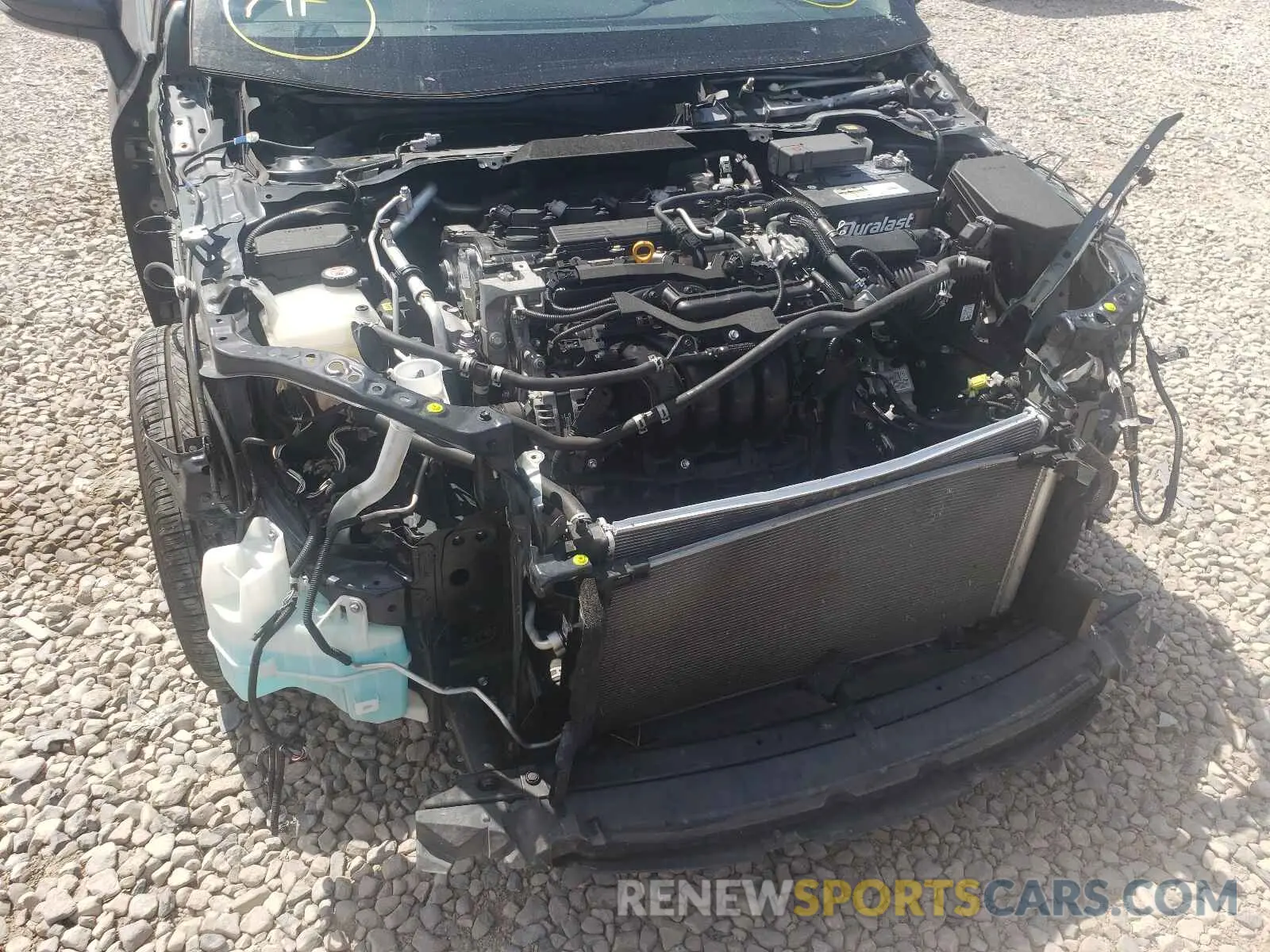 9 fotografías del automóvil dañado JTNK4RBE0K3026847 TOYOTA COROLLA 2019