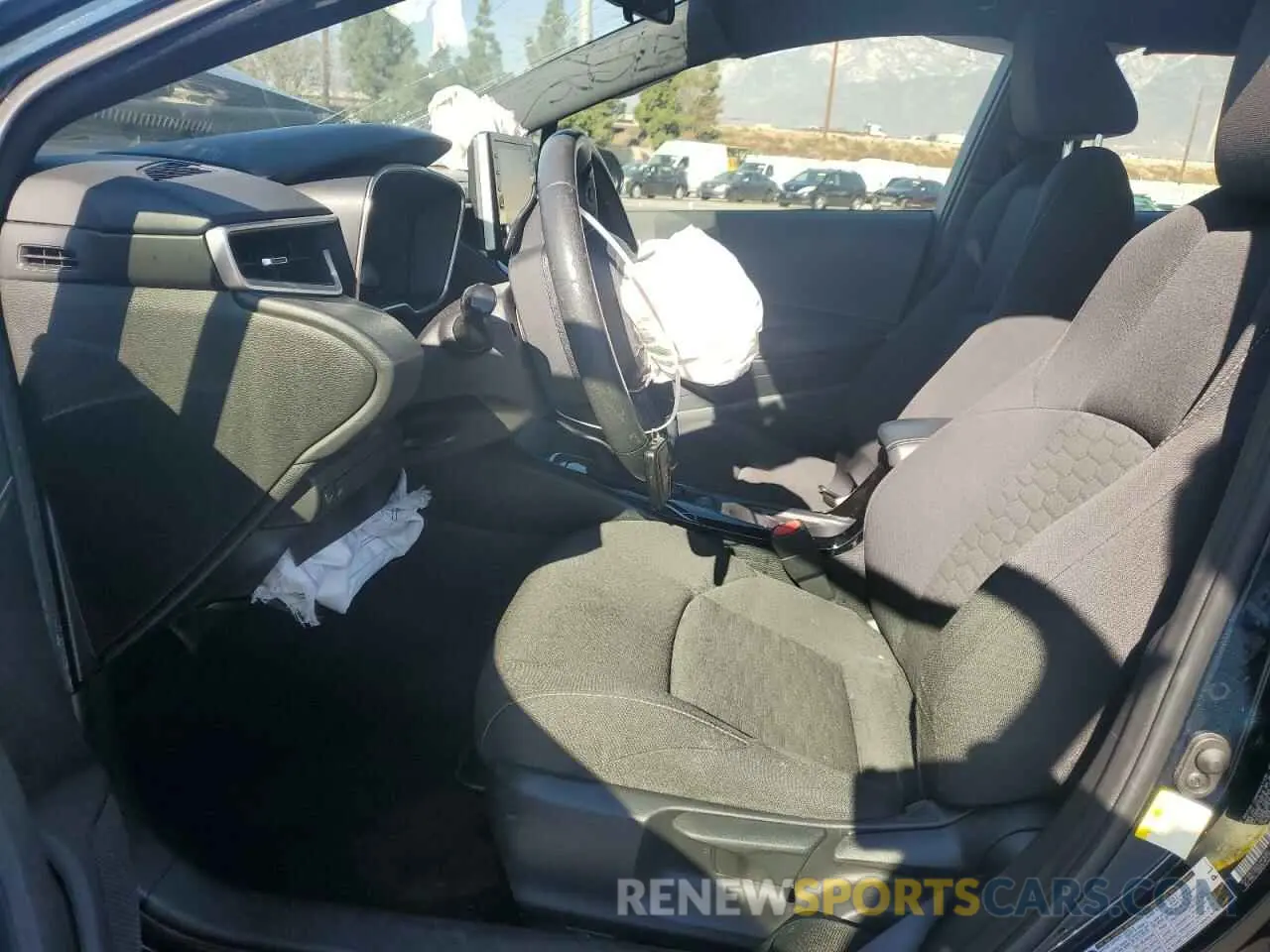 7 fotografías del automóvil dañado JTNK4RBE0K3039582 TOYOTA COROLLA 2019