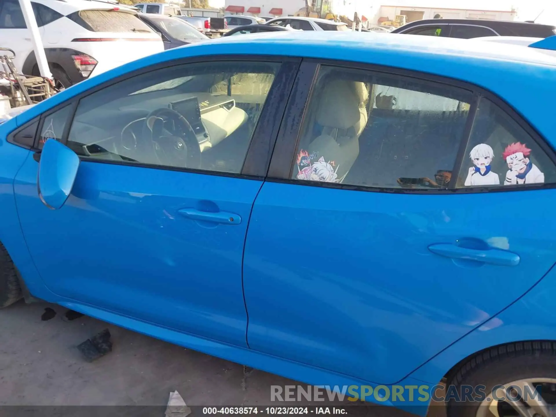 15 fotografías del automóvil dañado JTNK4RBE0K3045785 TOYOTA COROLLA 2019