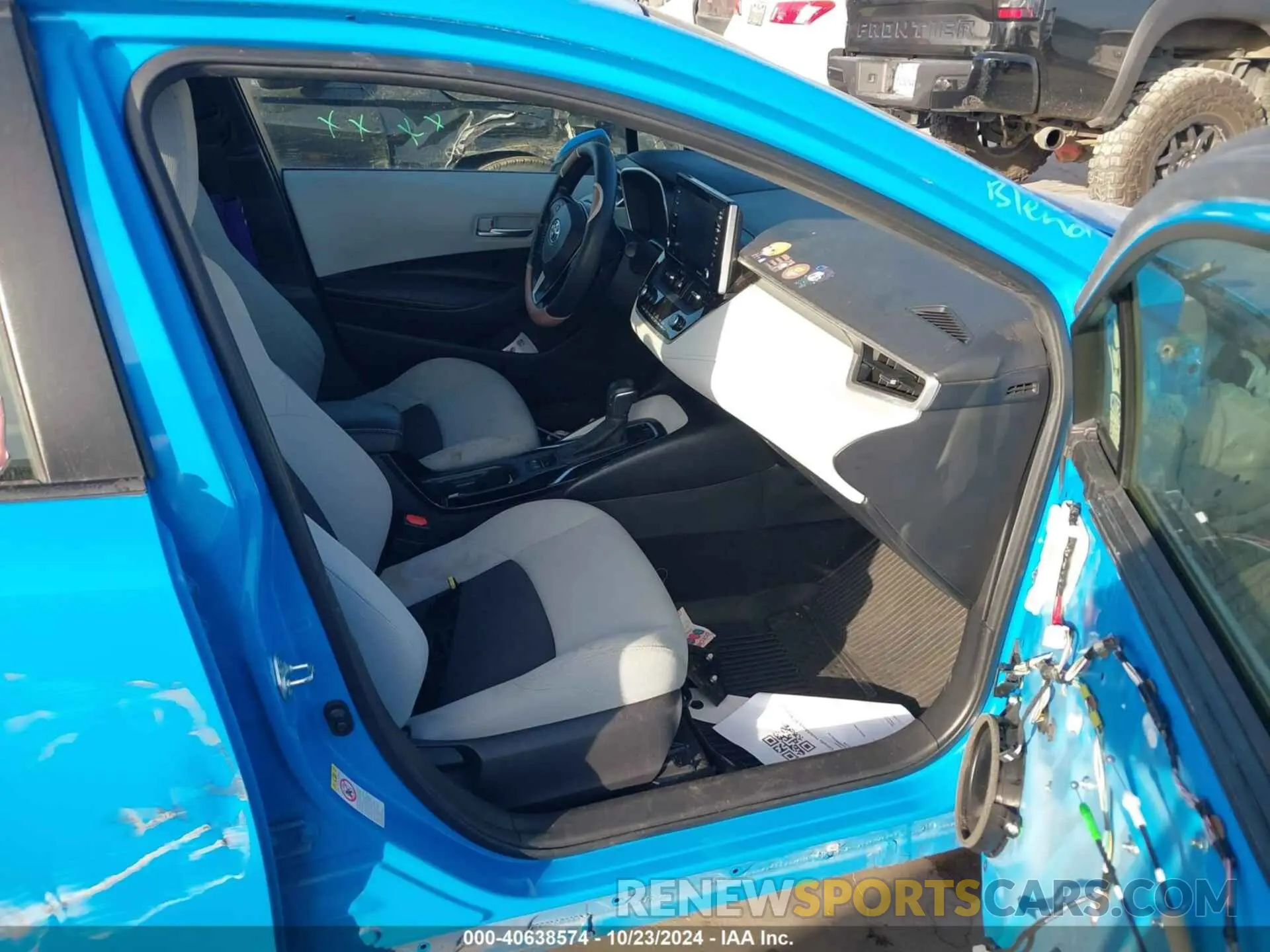 5 fotografías del automóvil dañado JTNK4RBE0K3045785 TOYOTA COROLLA 2019