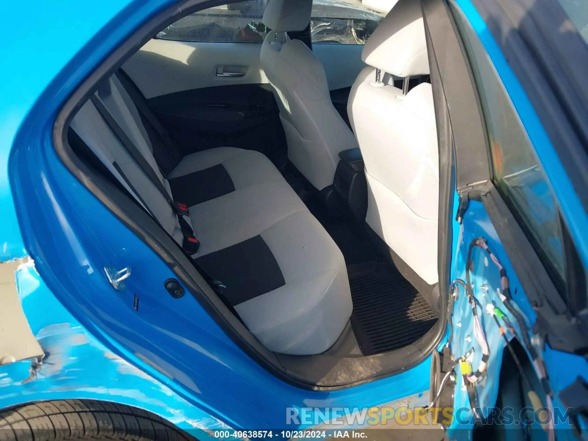 8 fotografías del automóvil dañado JTNK4RBE0K3045785 TOYOTA COROLLA 2019